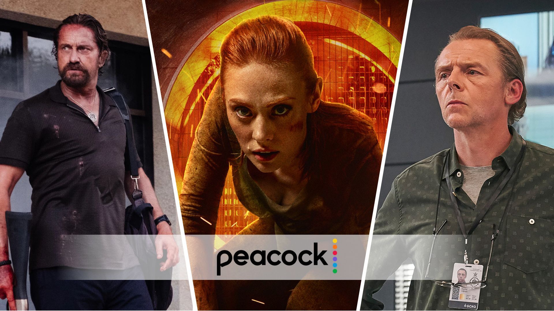 Collage of new movies and TV shows on Peacock in August 2026