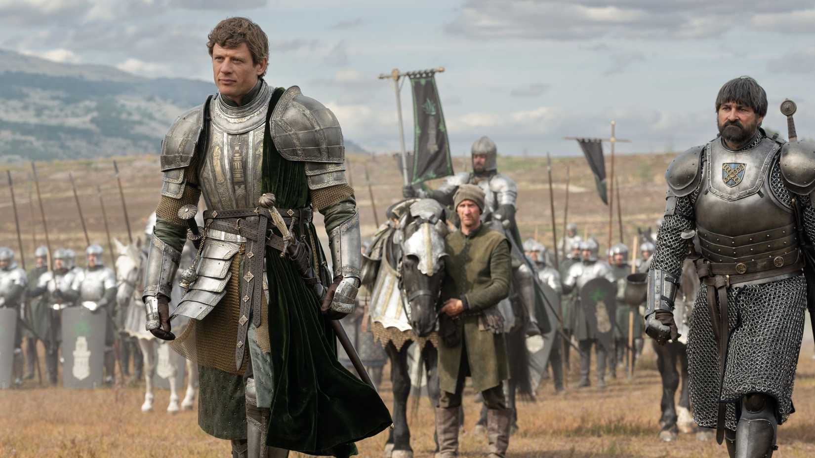 James Norton as Ormund and Joplin Sibtain as Jon in 'House of the Dragon' Season 3 Episode 3