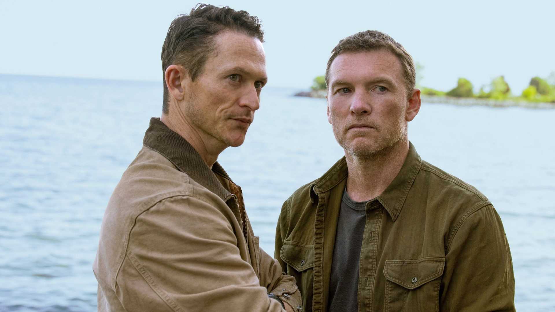 Jonathan Tucker and Sam Worthington in I Will Find You