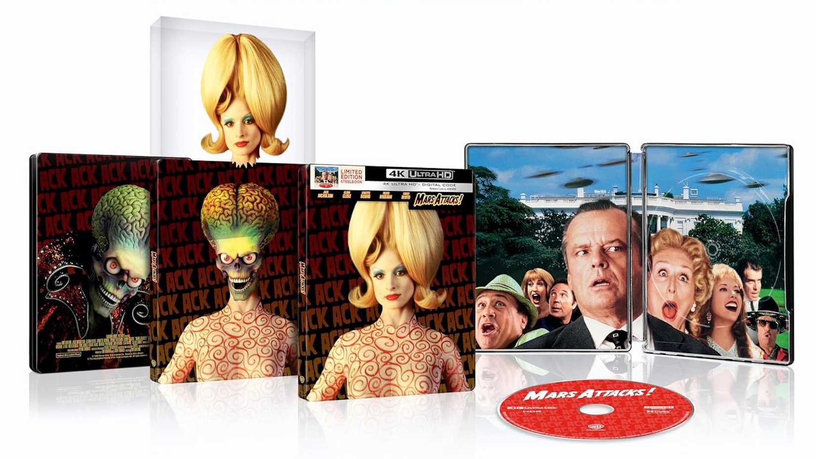 Mars Attacks! 30th Anniversary 4K Ultra HD Blu-ray Steelbook