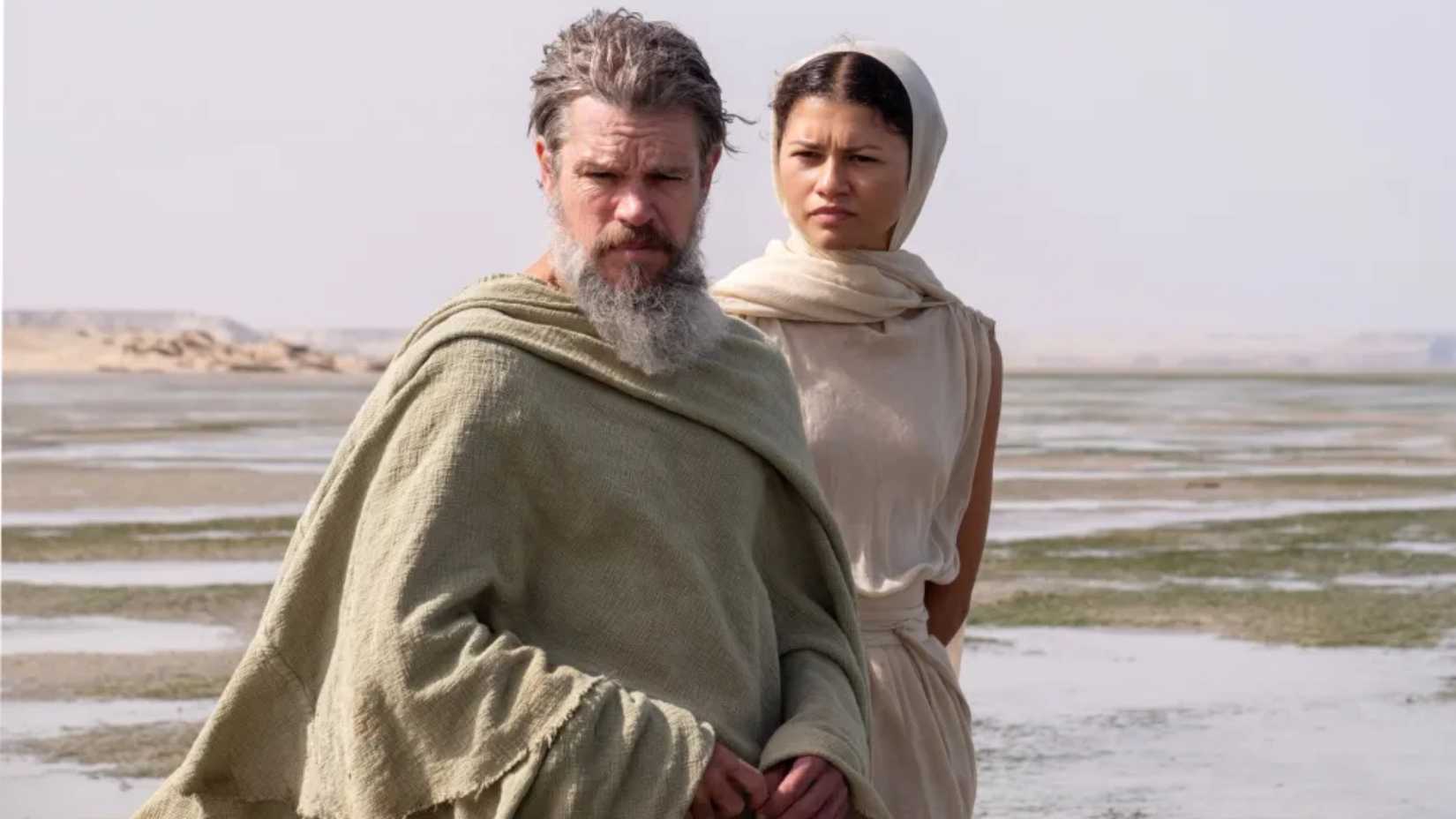 Matt Damon and Zendaya in The Odyssey