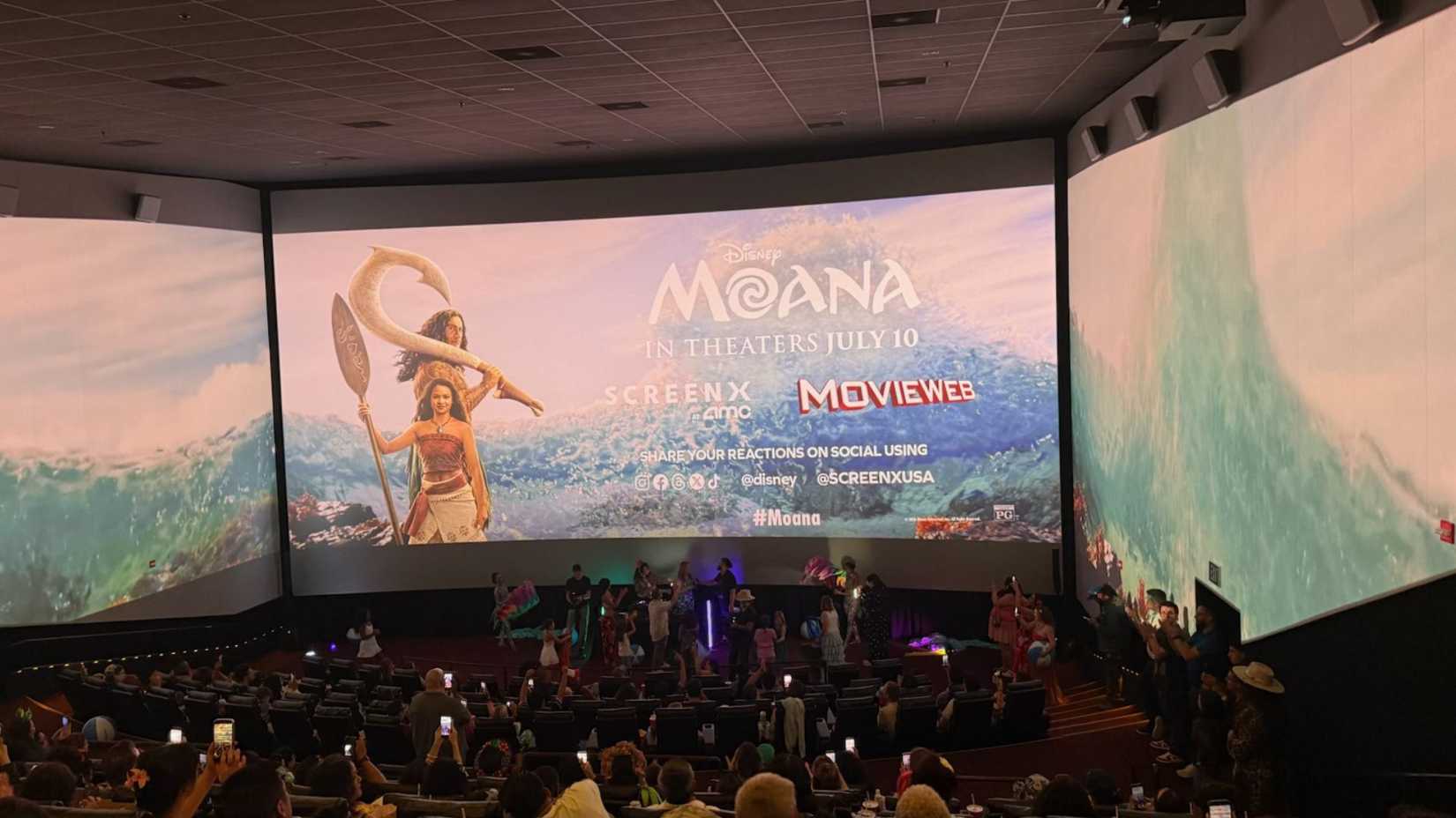 'Moana' Fans Rave About the Live-Action SCREENX Event at AMC Burbank 25