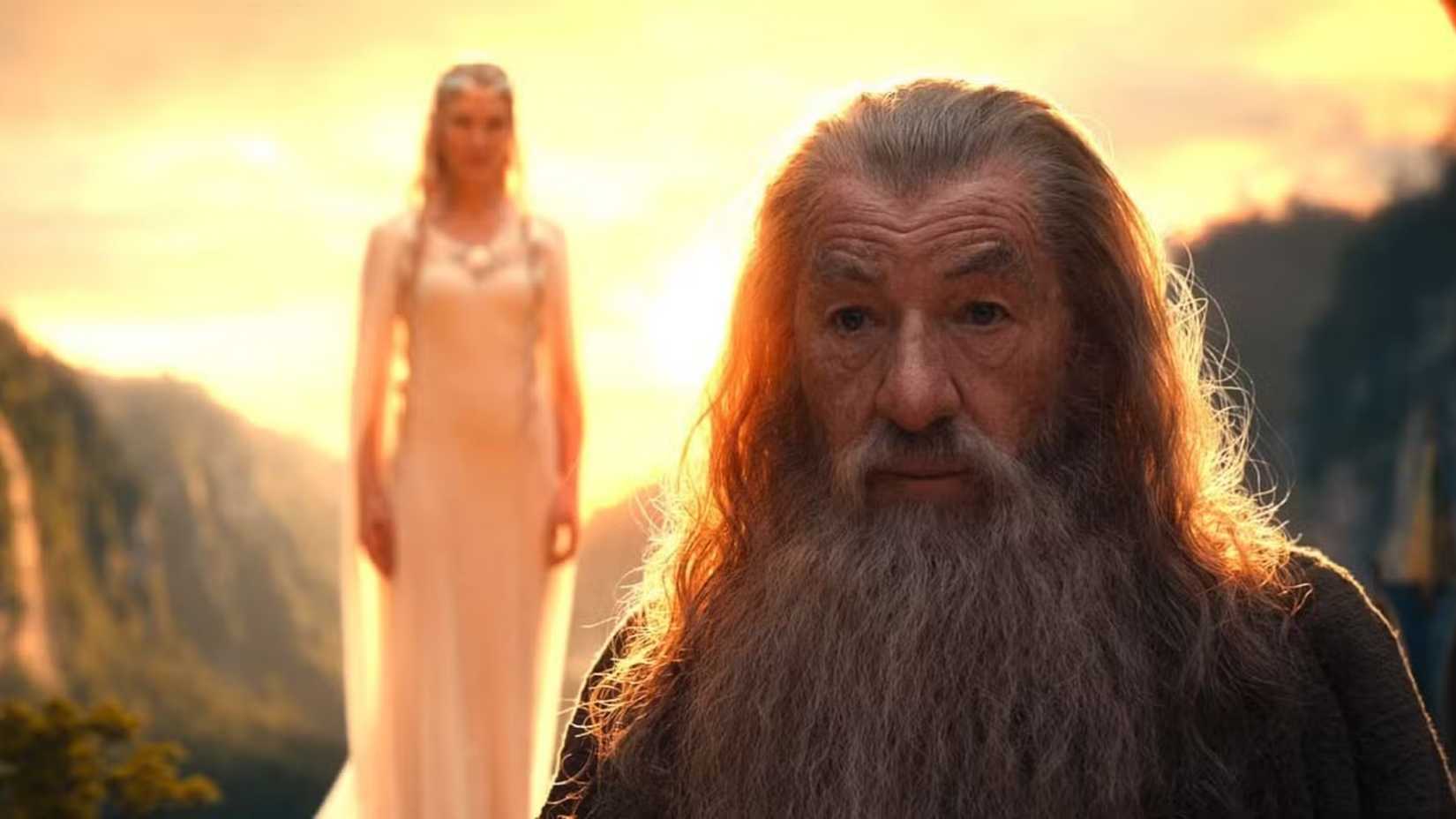 Gandalf and Galadriel in The Hobbit: An Unexpected Journey