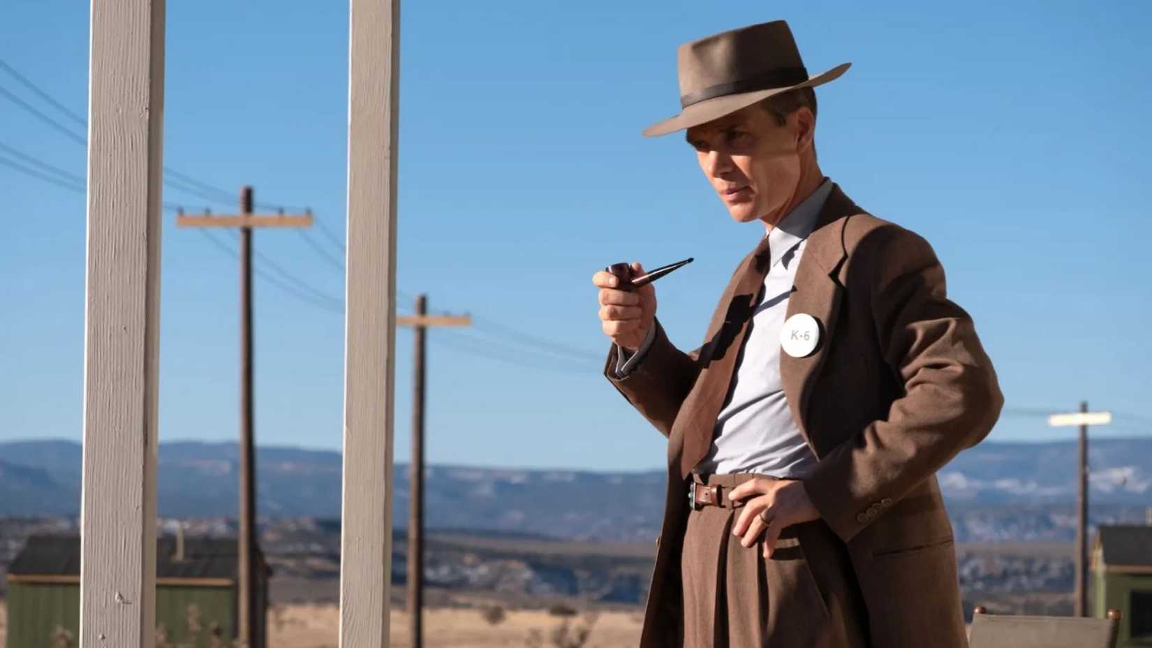 Cillian Murphy as J. Robert Oppenheimer in Oppenheimer