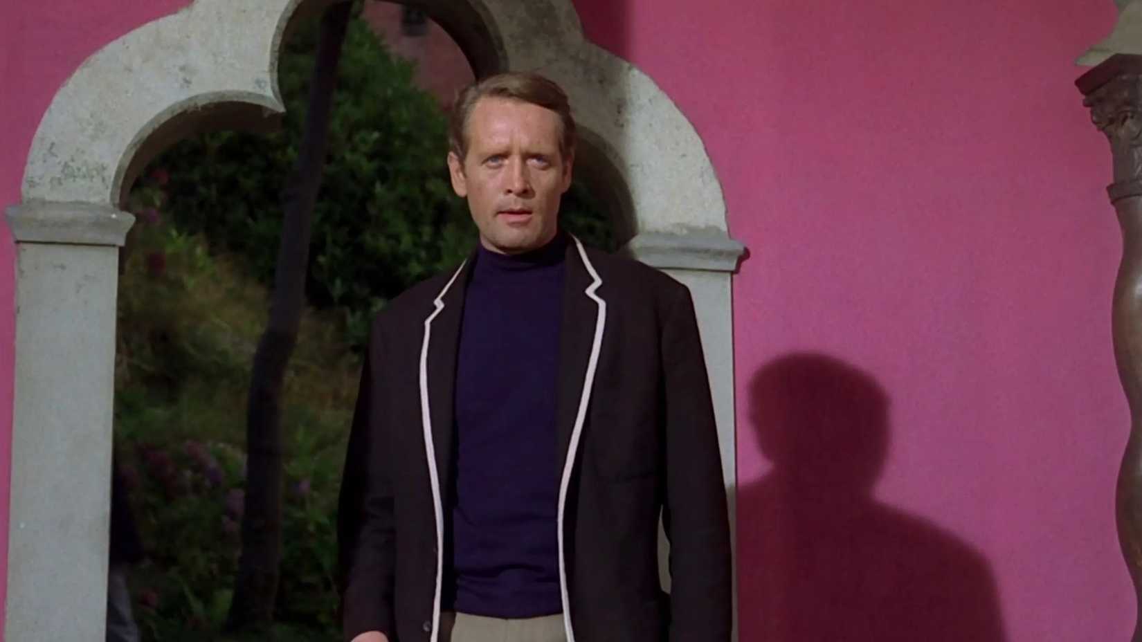 Patrick McGoohan as Number Six in The Prisoner