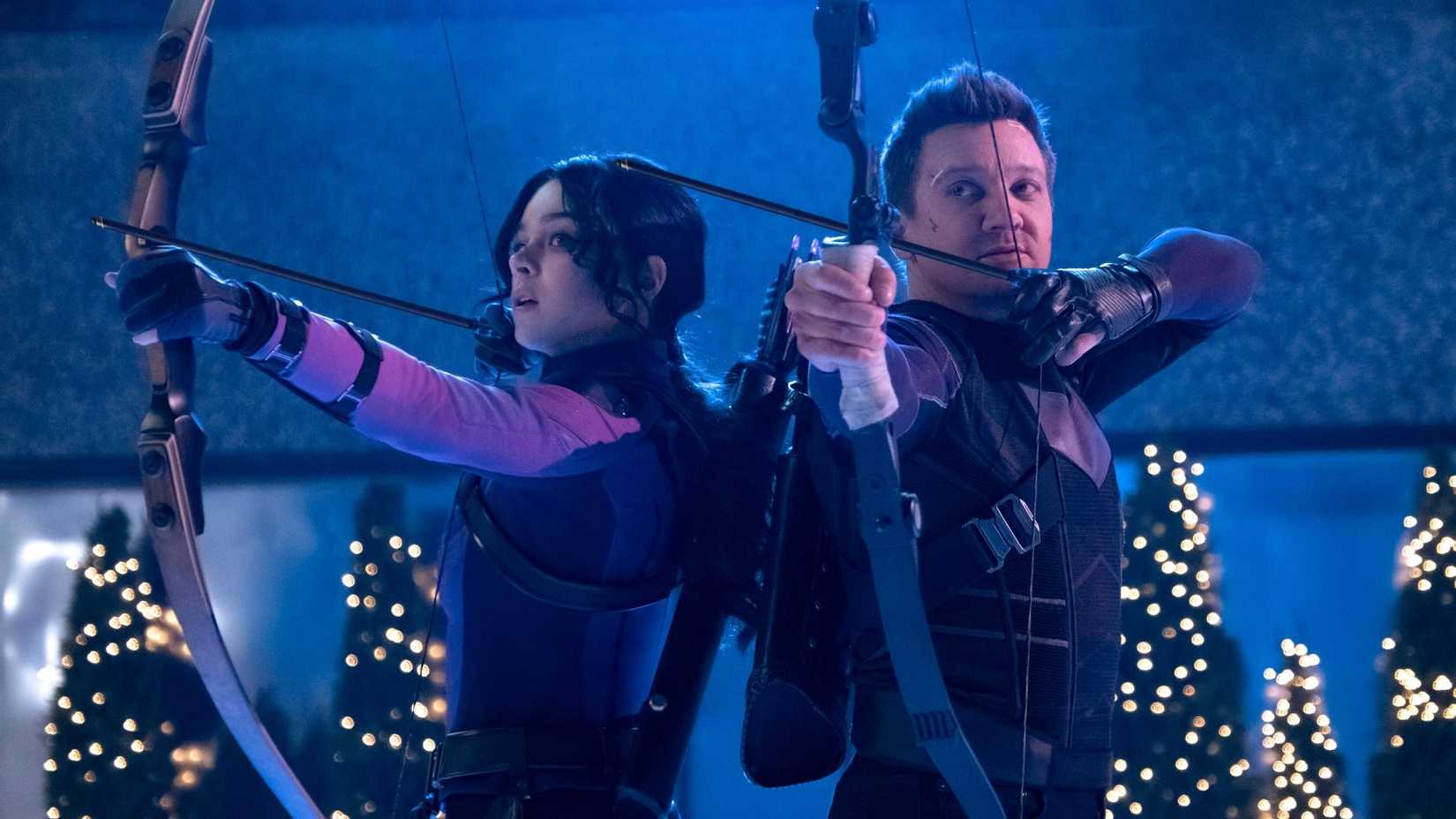 Kate and Clint in Hawkeye
