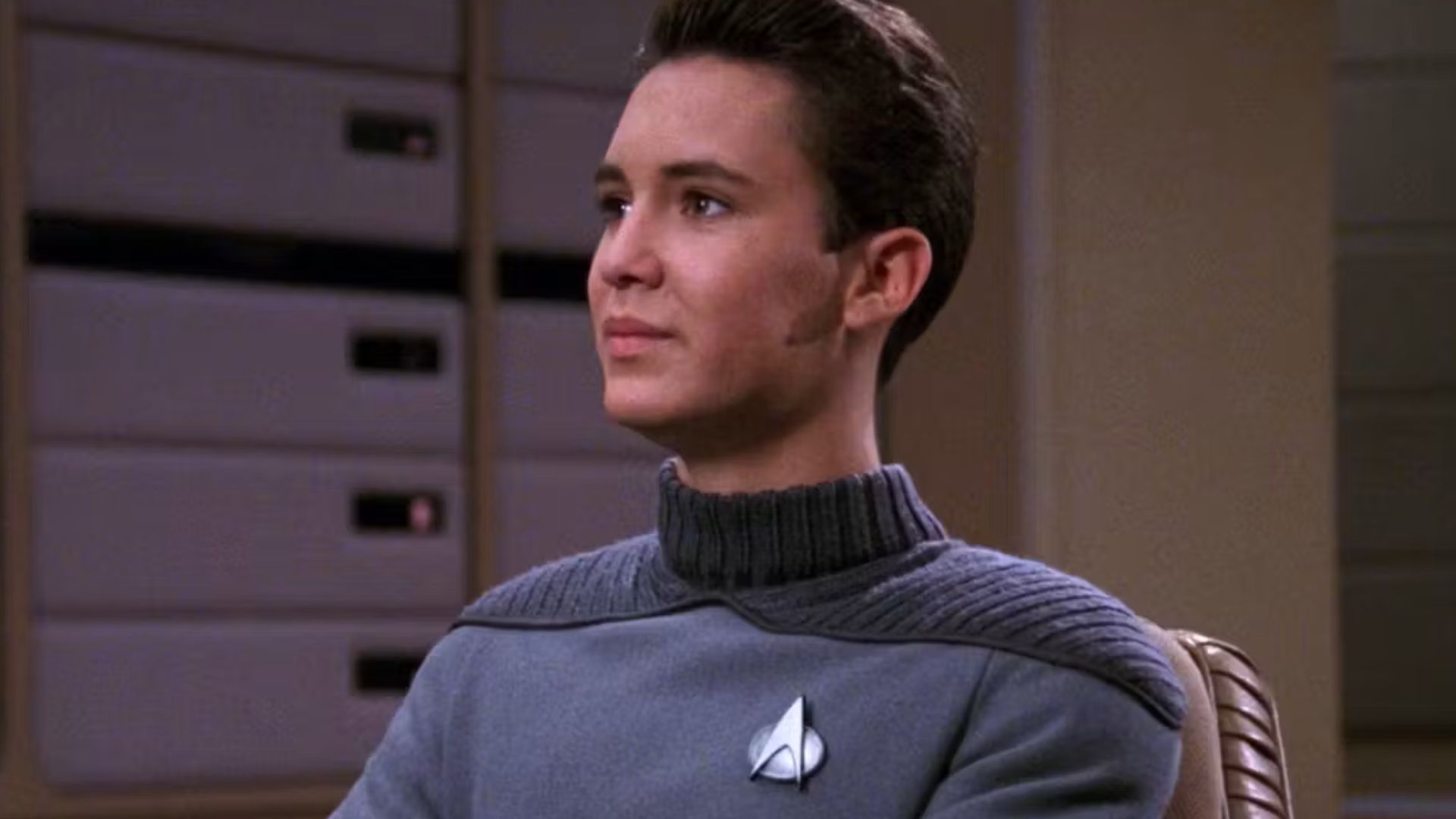 Wil Wheaton as Wesley Crusher in Star Trek: The Next Generation