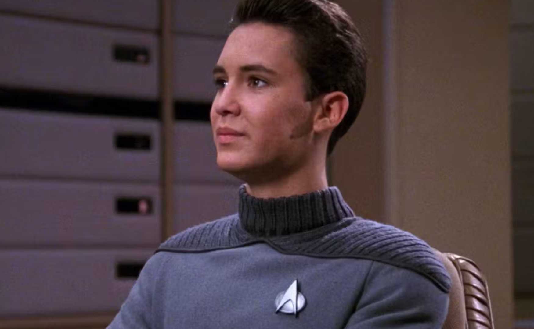 Wil Wheaton as Wesley Crusher in Star Trek: The Next Generation