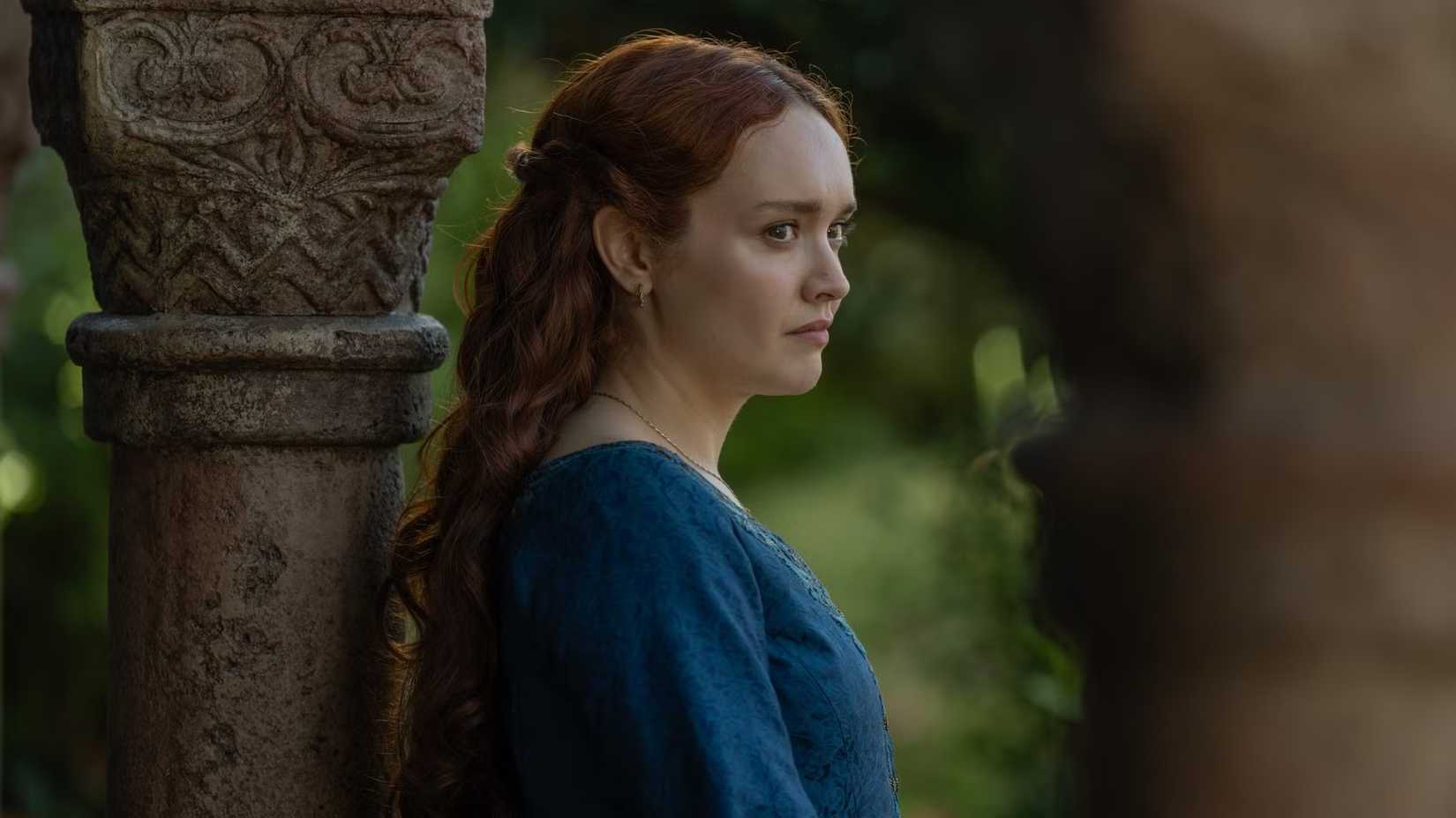 Olivia Cooke as Alicent Hightower in House of the Dragon Season 3