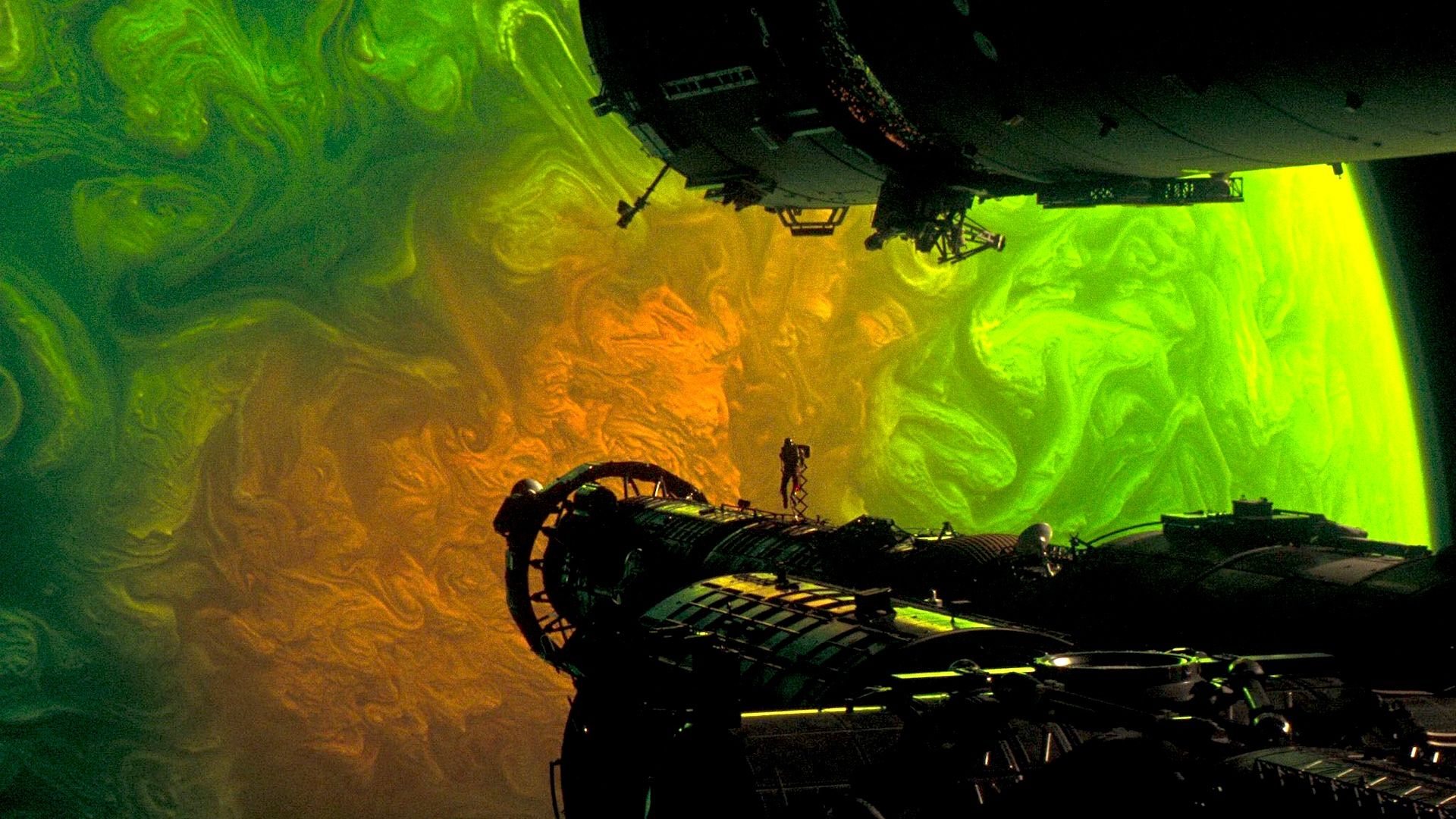 Scene from Project Hail Mary featuring Ryland Grace in his spaceship