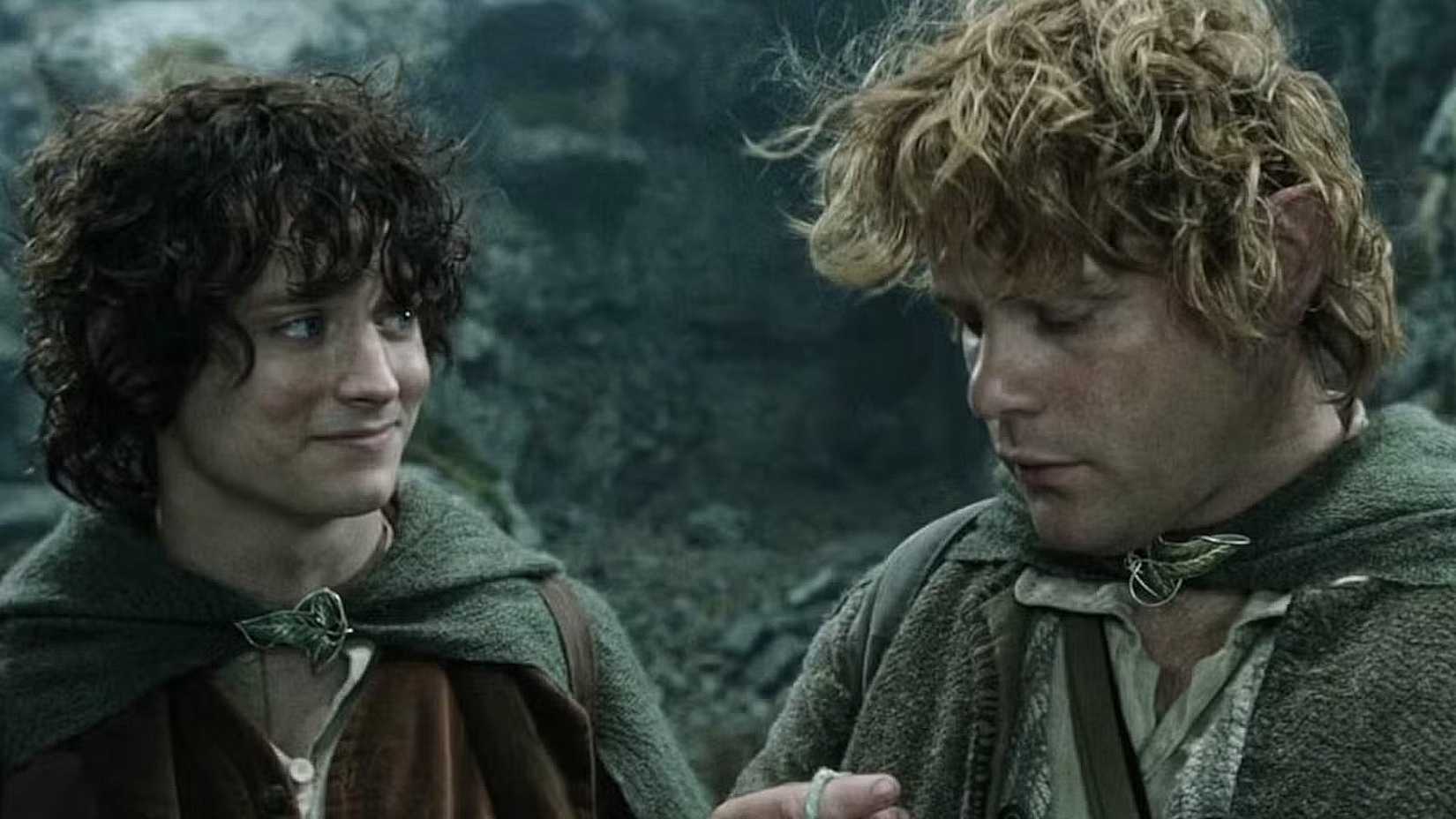 Frodo and Sam in The Lord of the Rings