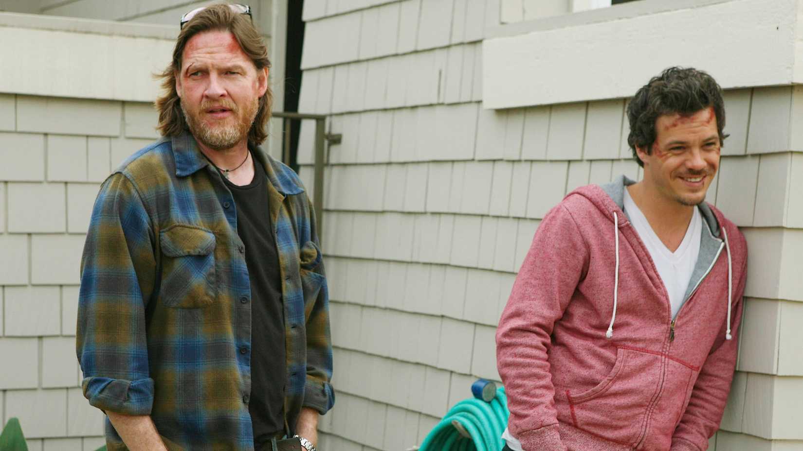Donal Logue and Michael Raymond-James in Terriers