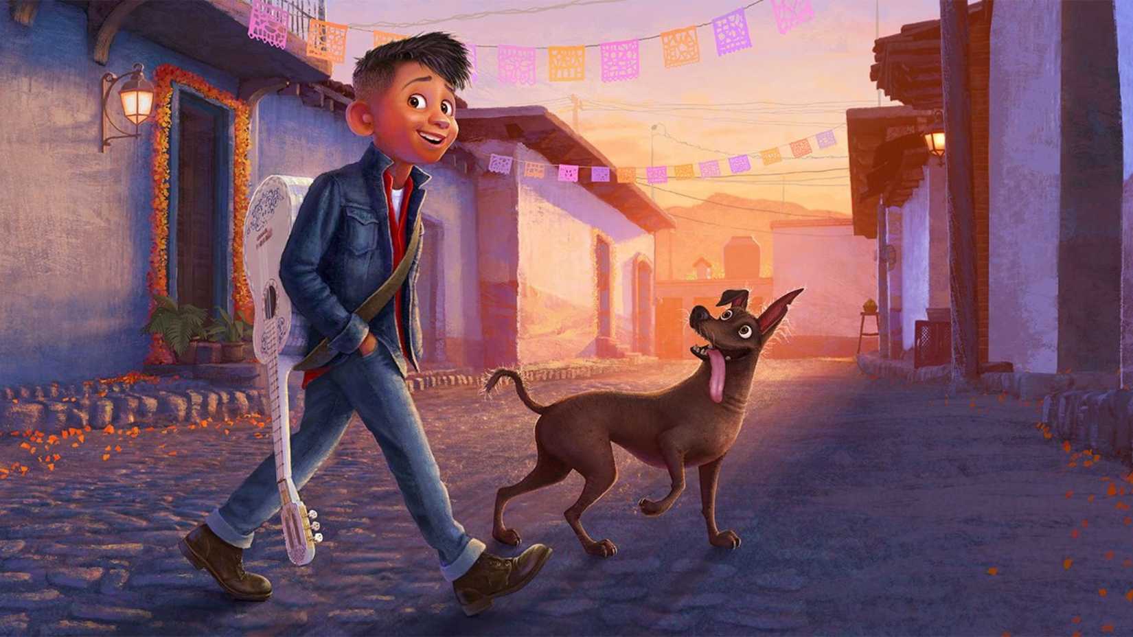 Miguel and Dante in Coco 2 Concept Art