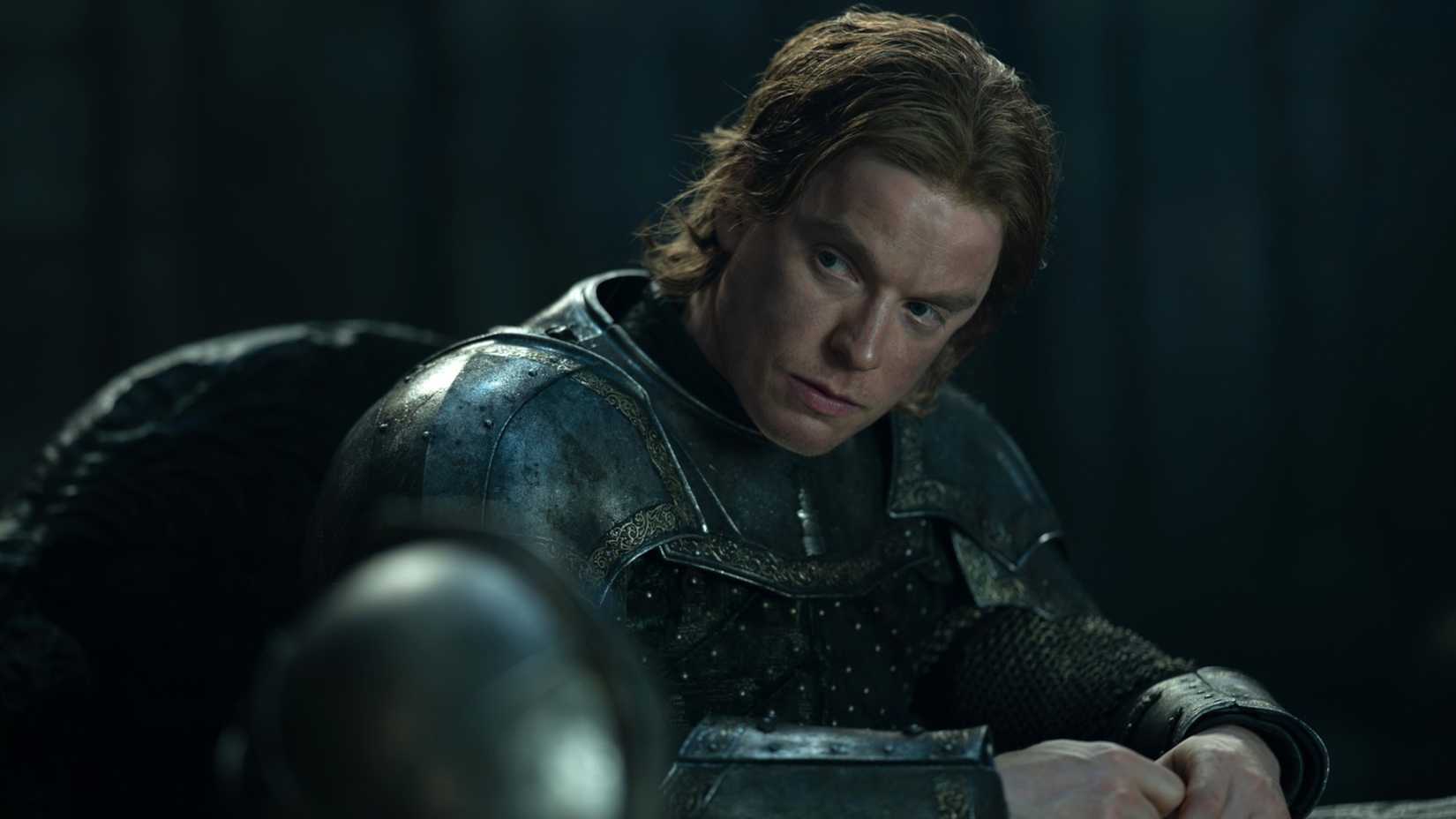 Gwayne Hightower in armor in House of the Dragon