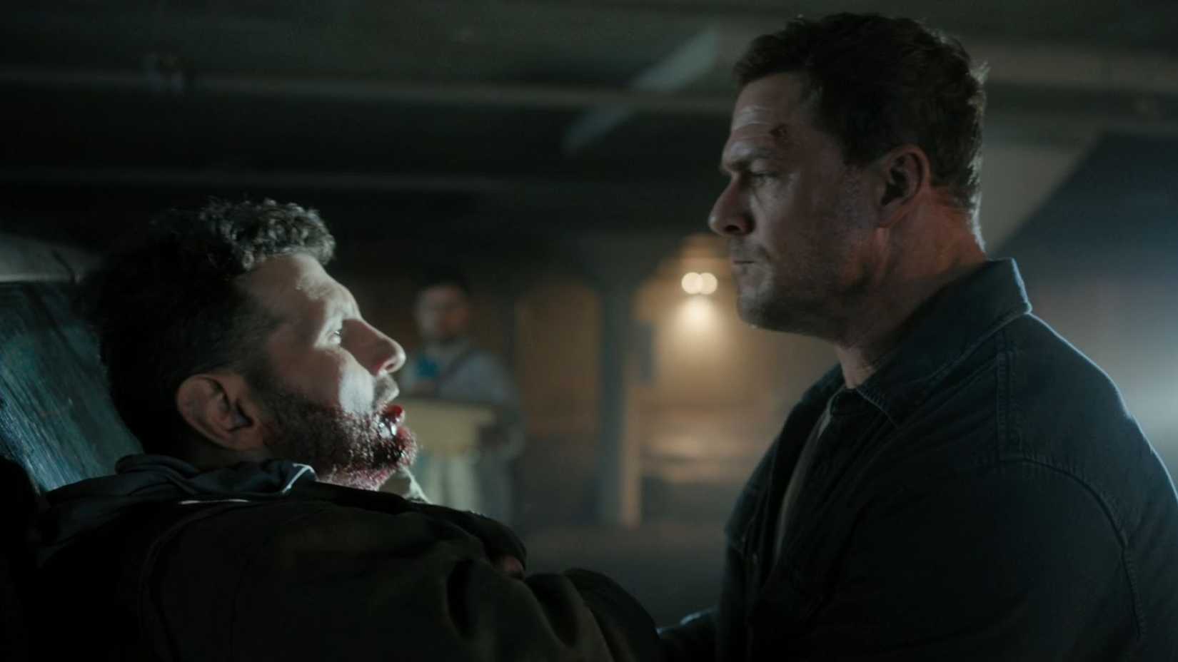 Reacher interrogating someone in Reacher