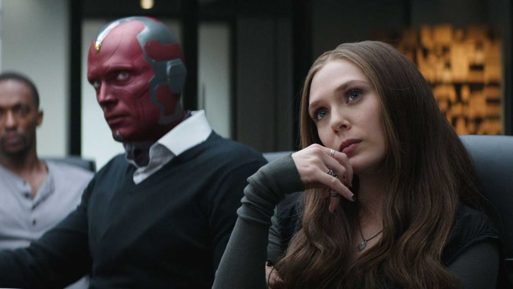 Vision and Wanda in Captain America: Civil War