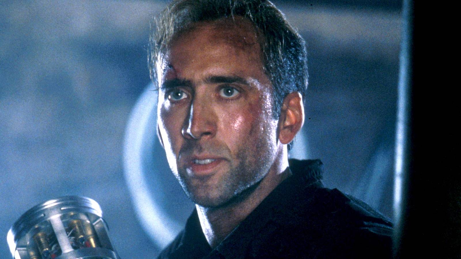 Nicolas Cage as Dr. Stanley Goodspeed in The Rock