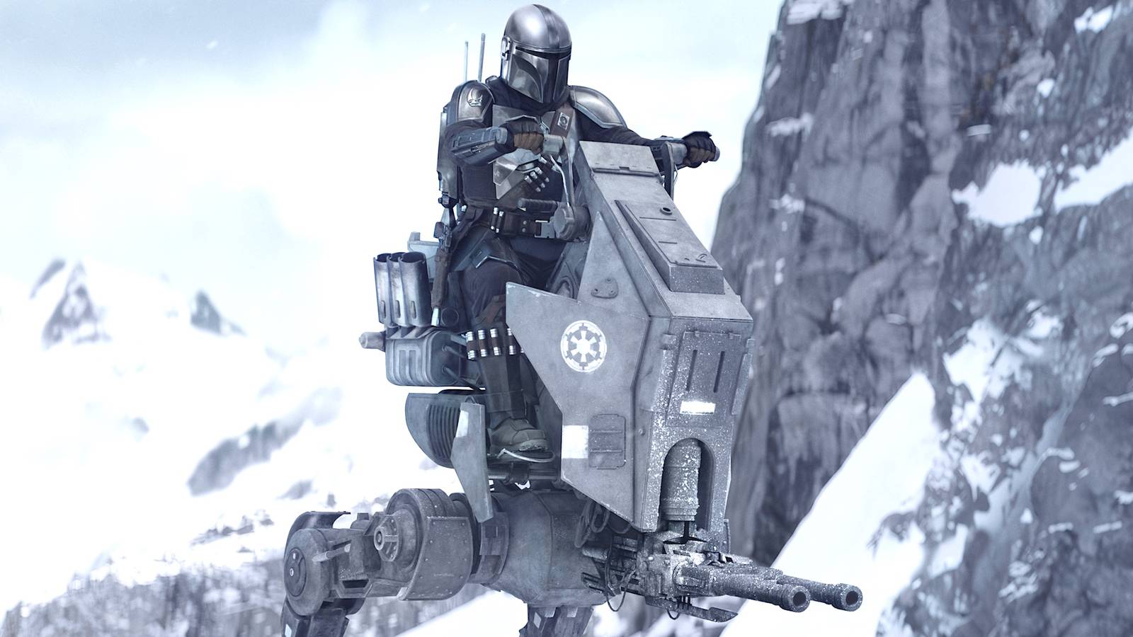 Pedro Pascal as Din Djarin in Star Wars: The Mandalorian and Grogu