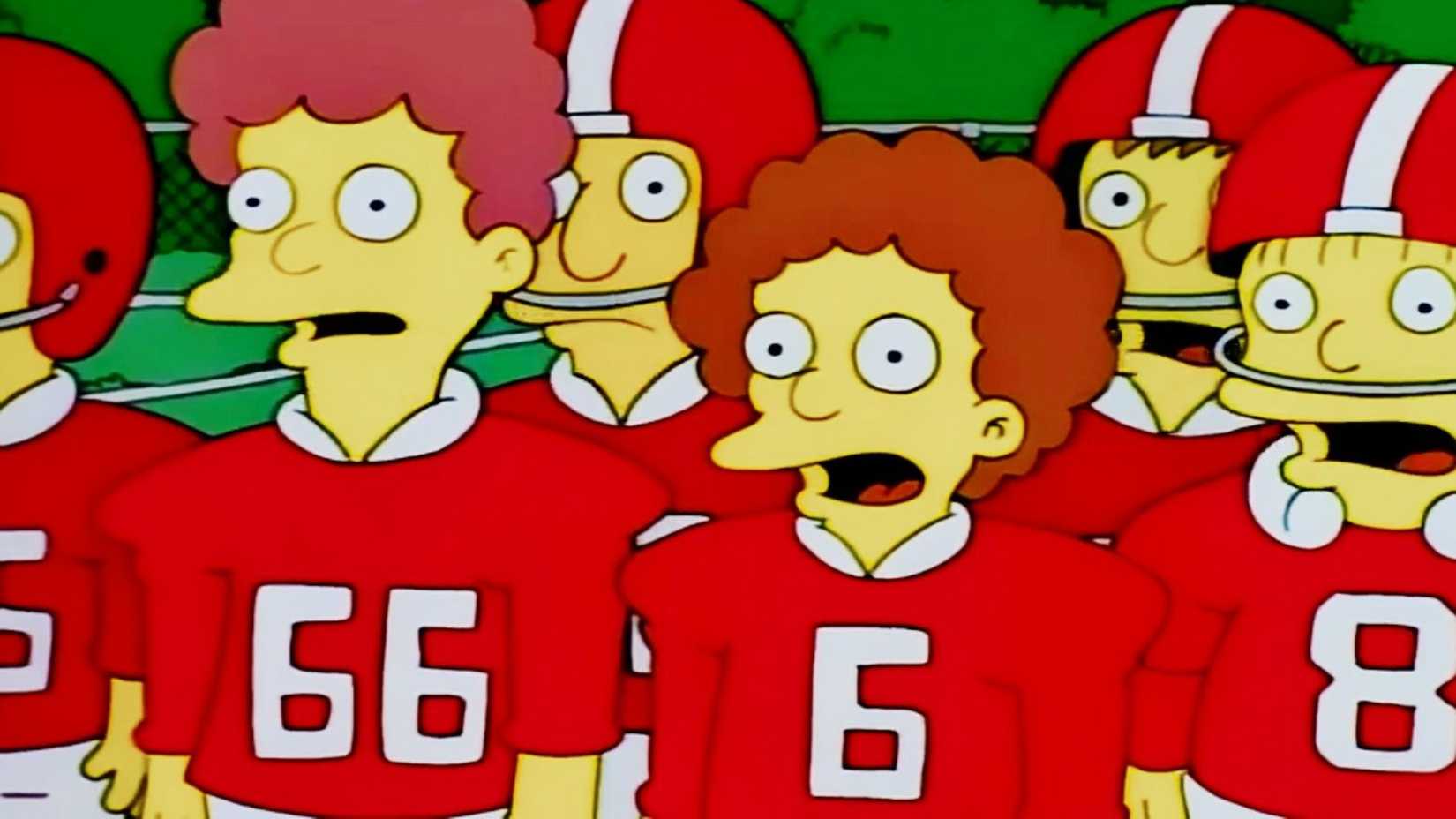 Rod and Todd in The Simpsons