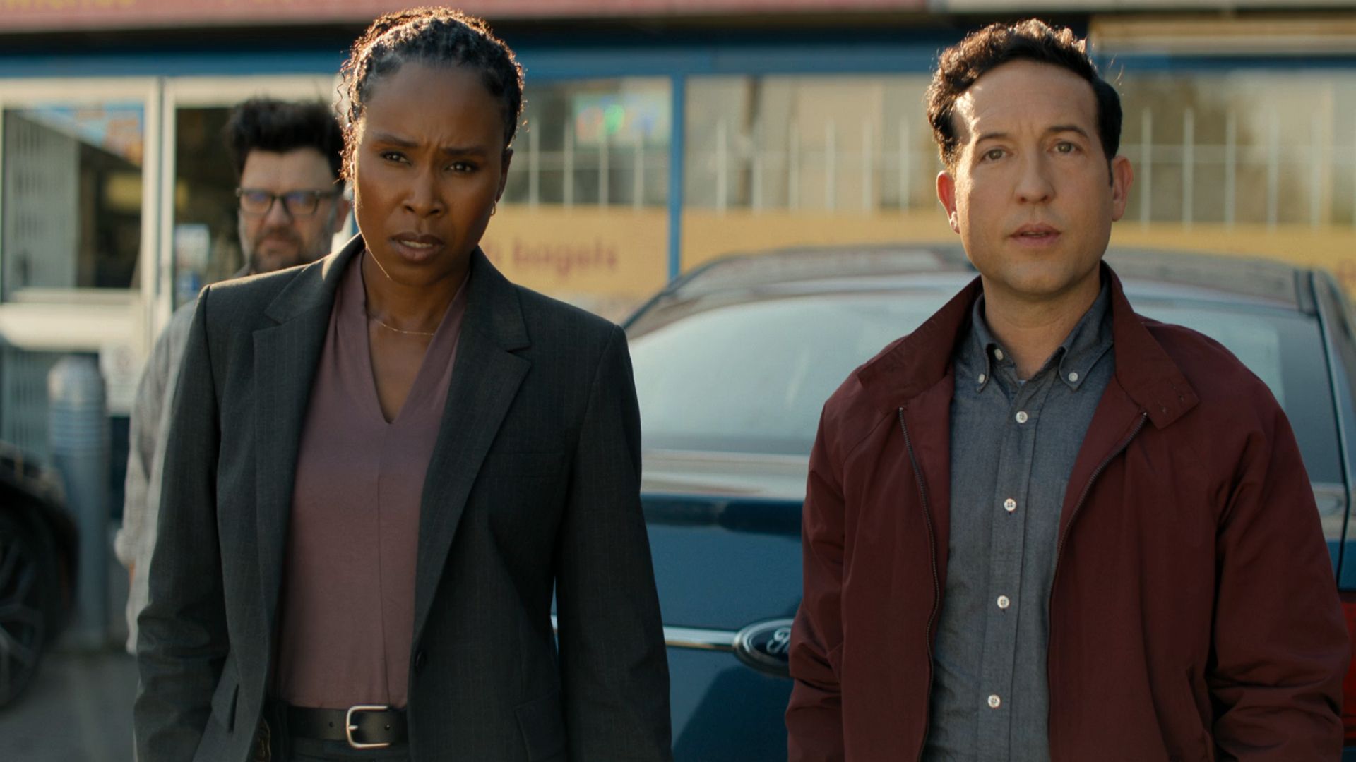 Sydelle Noel and Christopher Marquette in Reacher Season 4