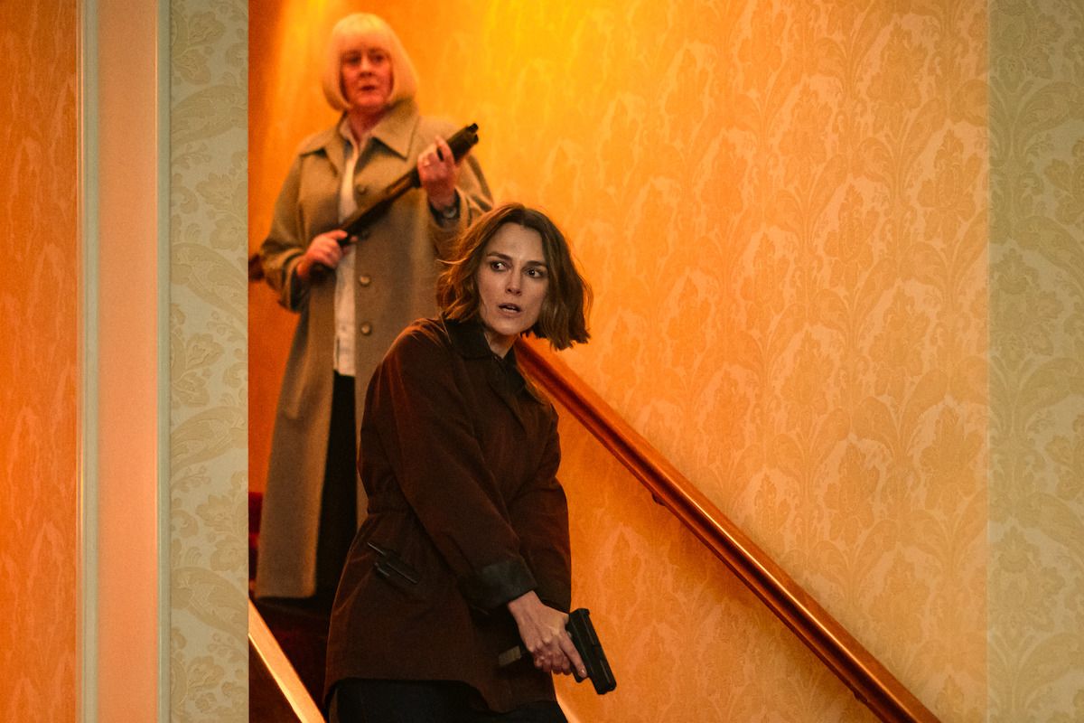 Keira Knightley and Sarah Lancashire Black Doves Season 2