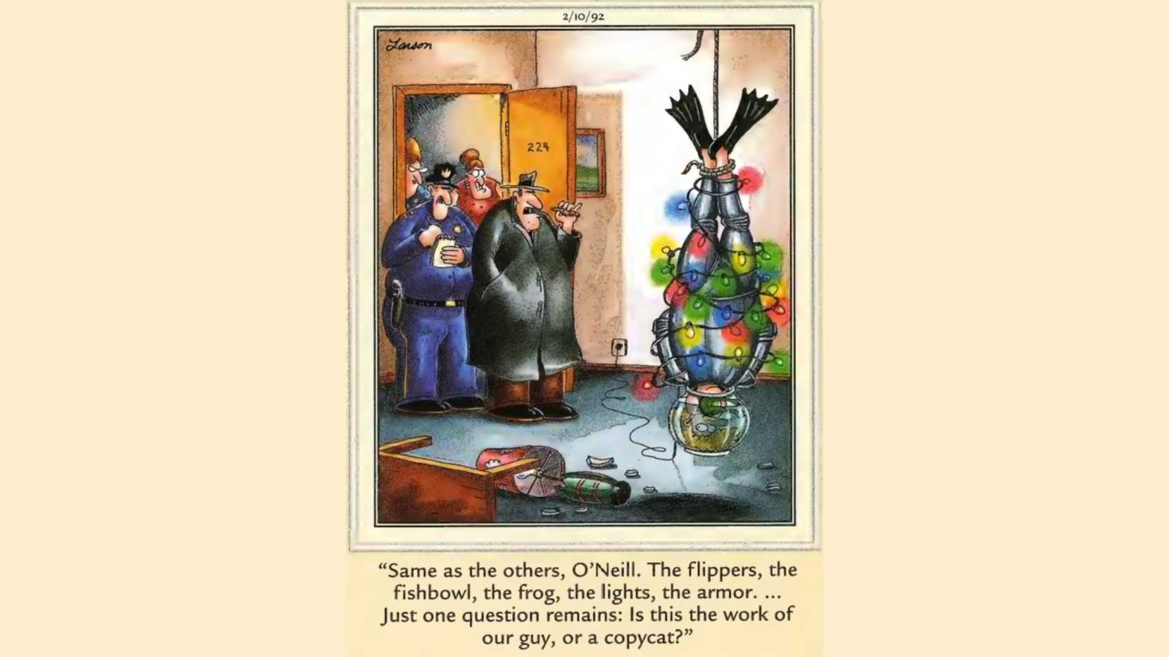 10 Best Far Side Comics About Crime