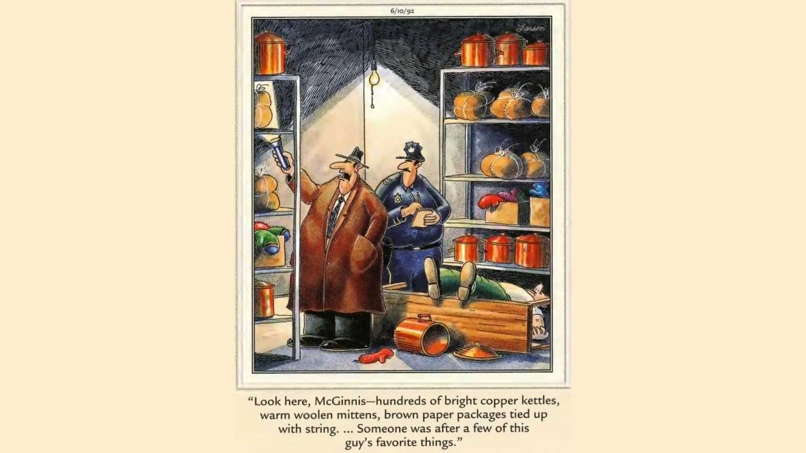 10 Best Far Side Comics About Crime