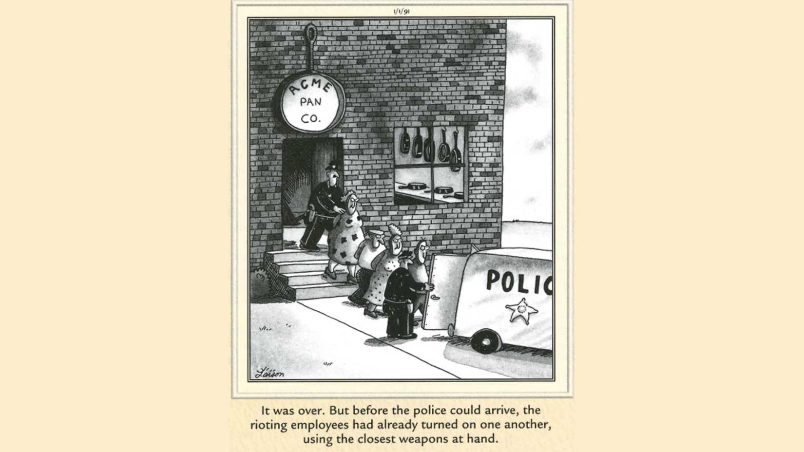 10 Best Far Side Comics About Crime