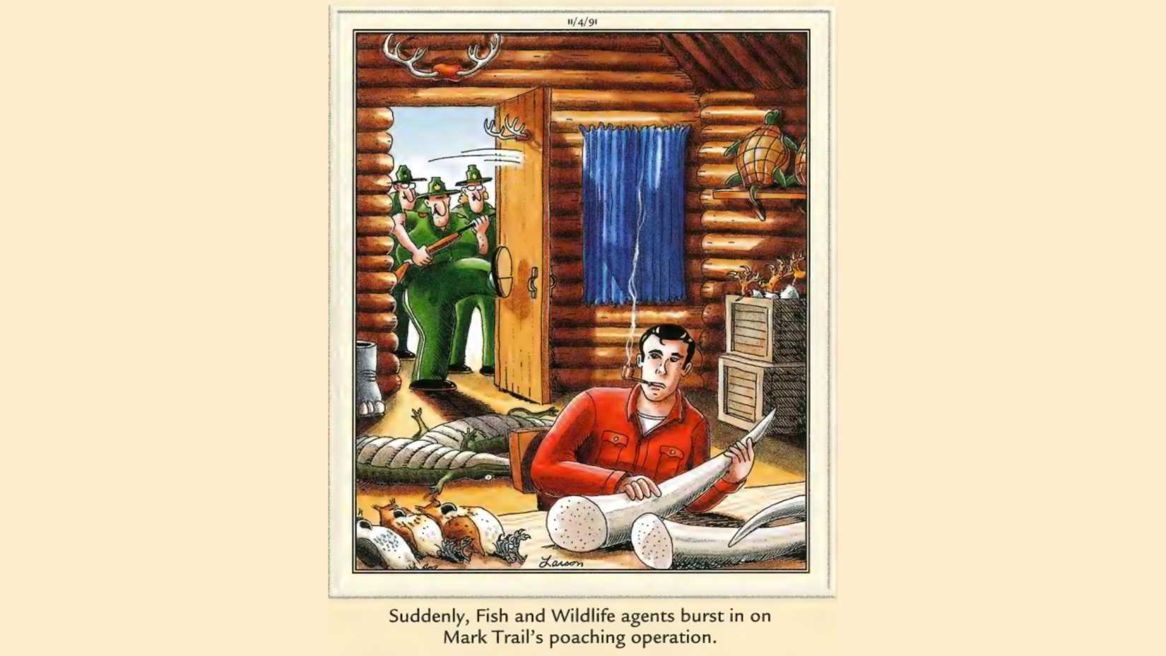 10 Best Far Side Comics About Crime