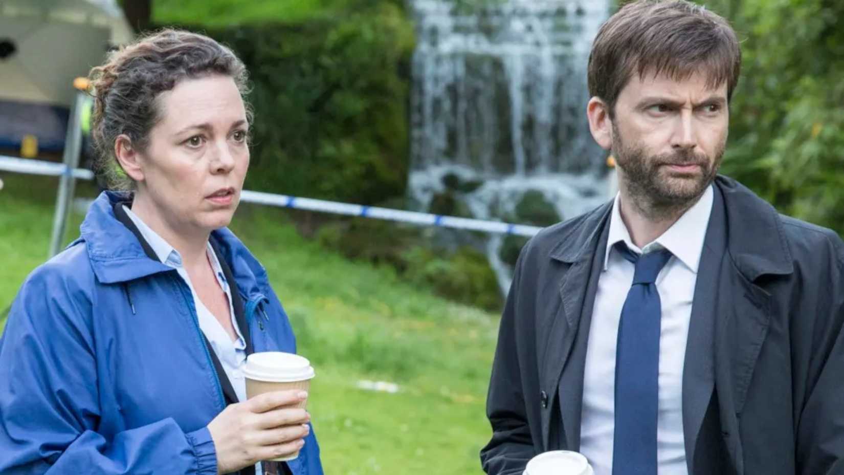 Ellie and Alec in Broadchurch