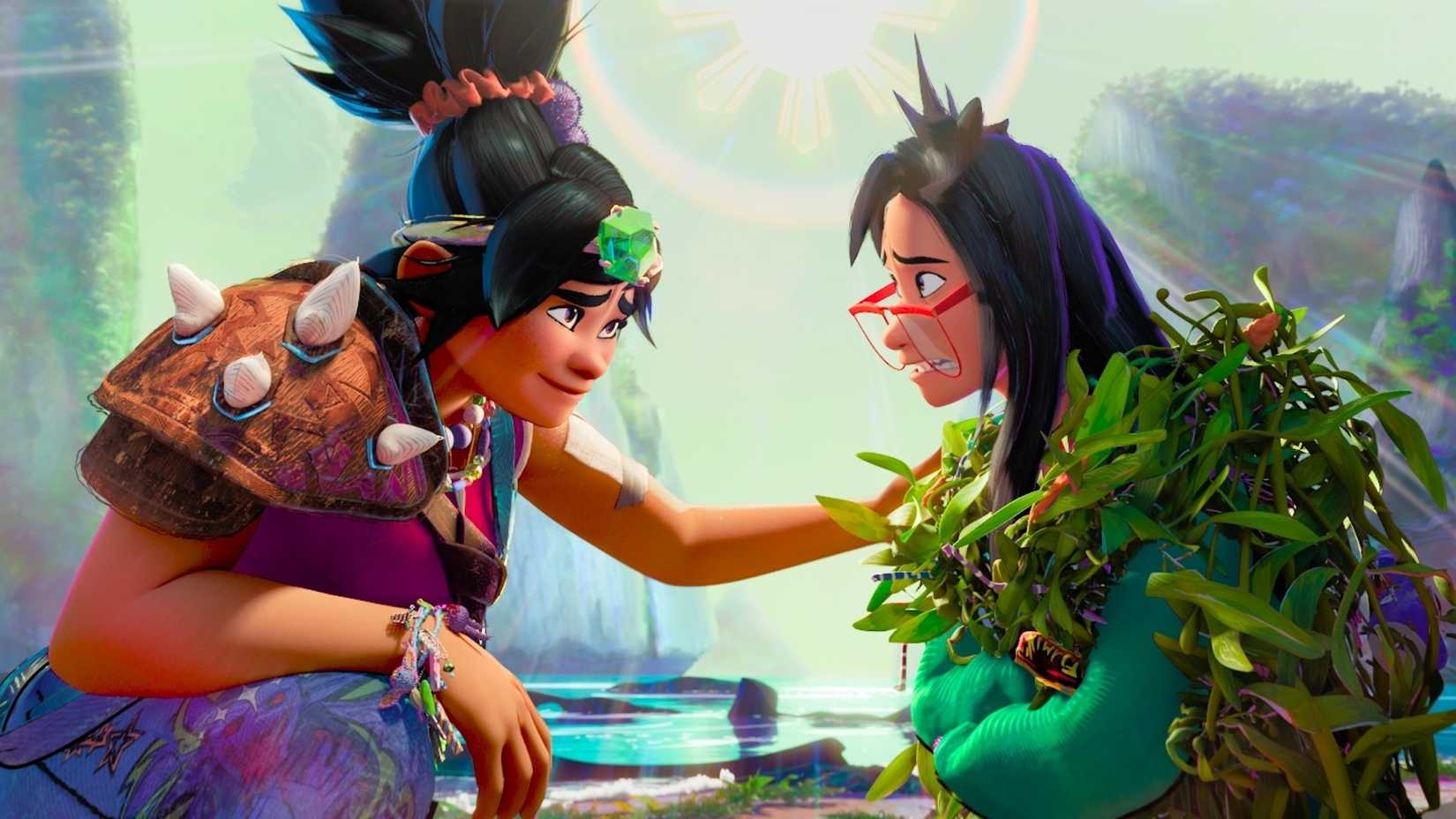 Jo and Raissa in Forgotten Island