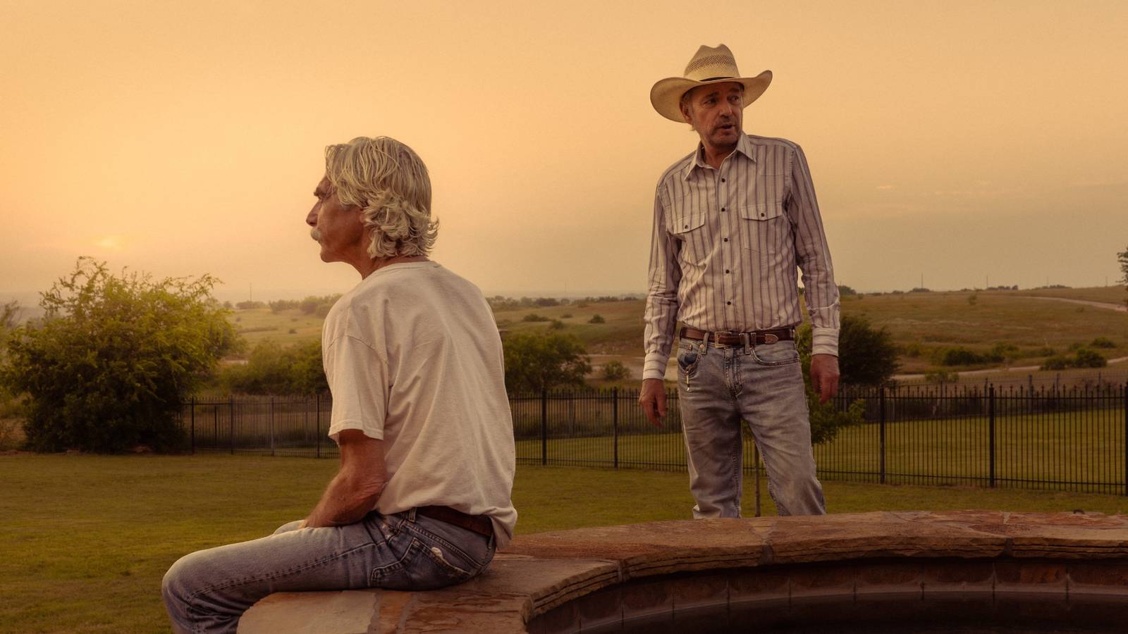 Sam Elliott and Billy Bob Thornton in Landman