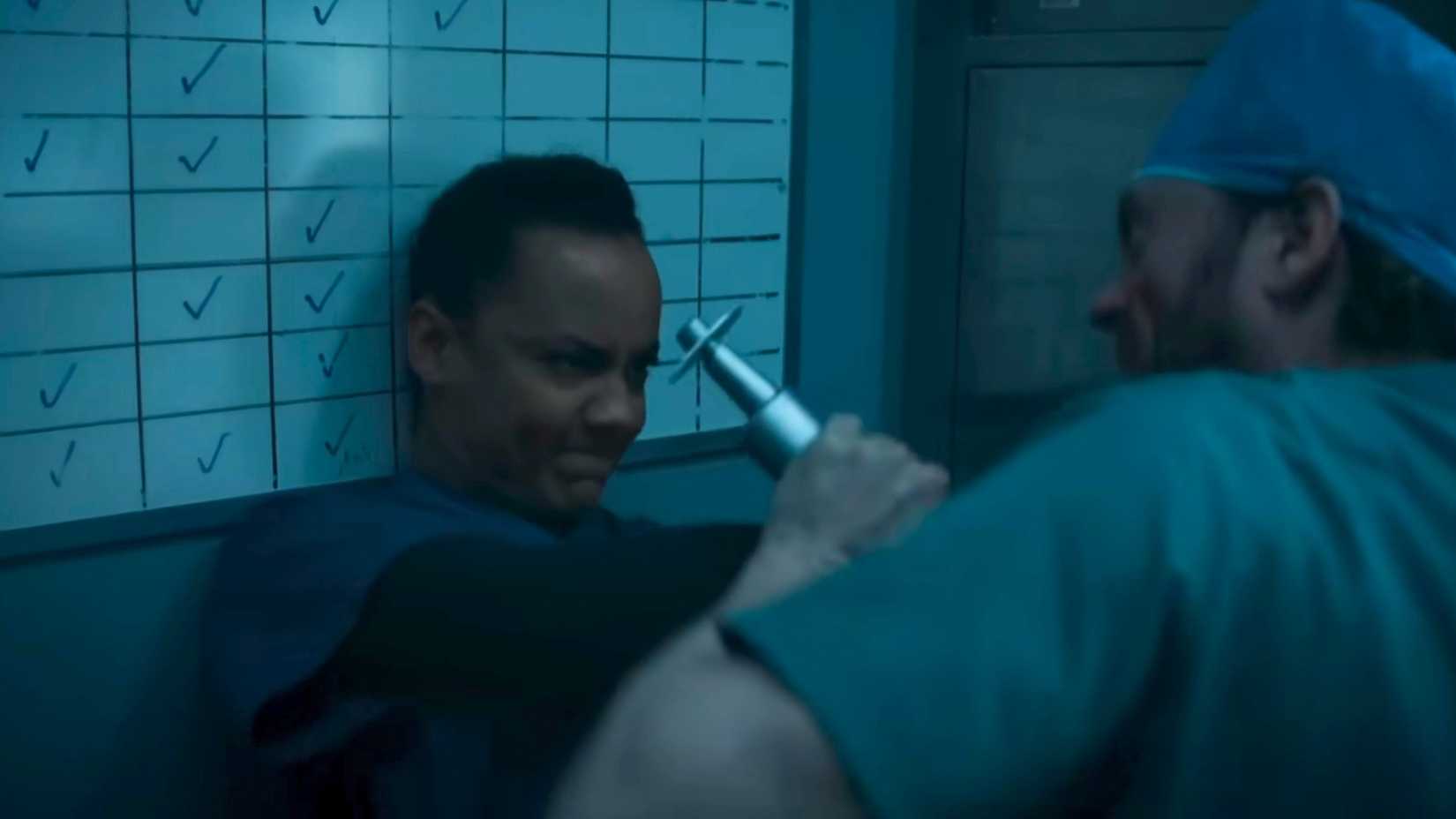 Neagley fights a fake doctor in Reacher