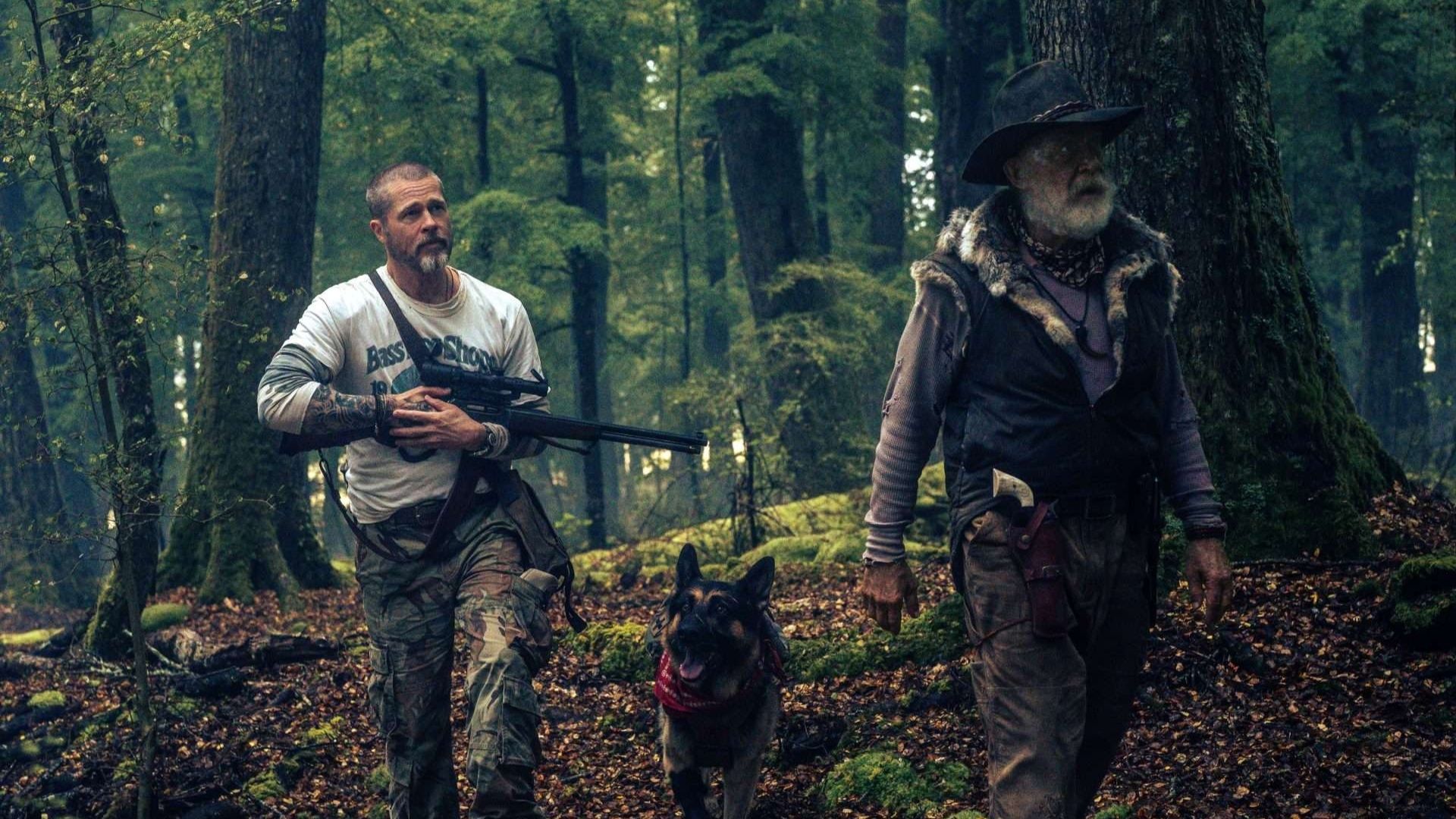 Brad Pitt and J.K. Simmons in Heart of the Beast