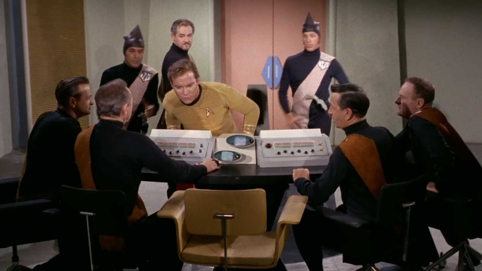 Kirk confirming General Order 24 in Star Trek: The Original Series