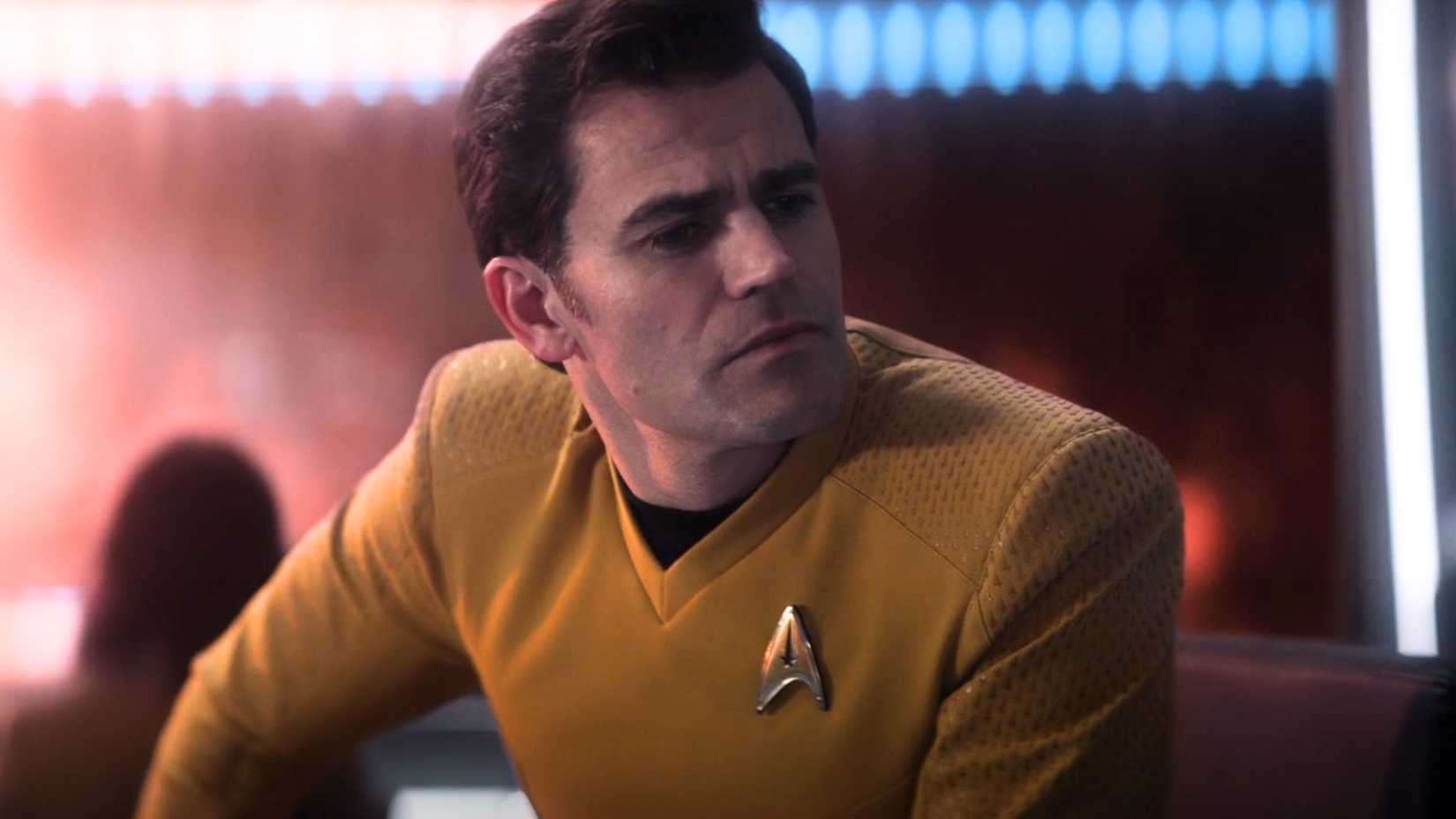 Paul Wesley as Captain Kirk in Star Trek: Strange New Worlds
