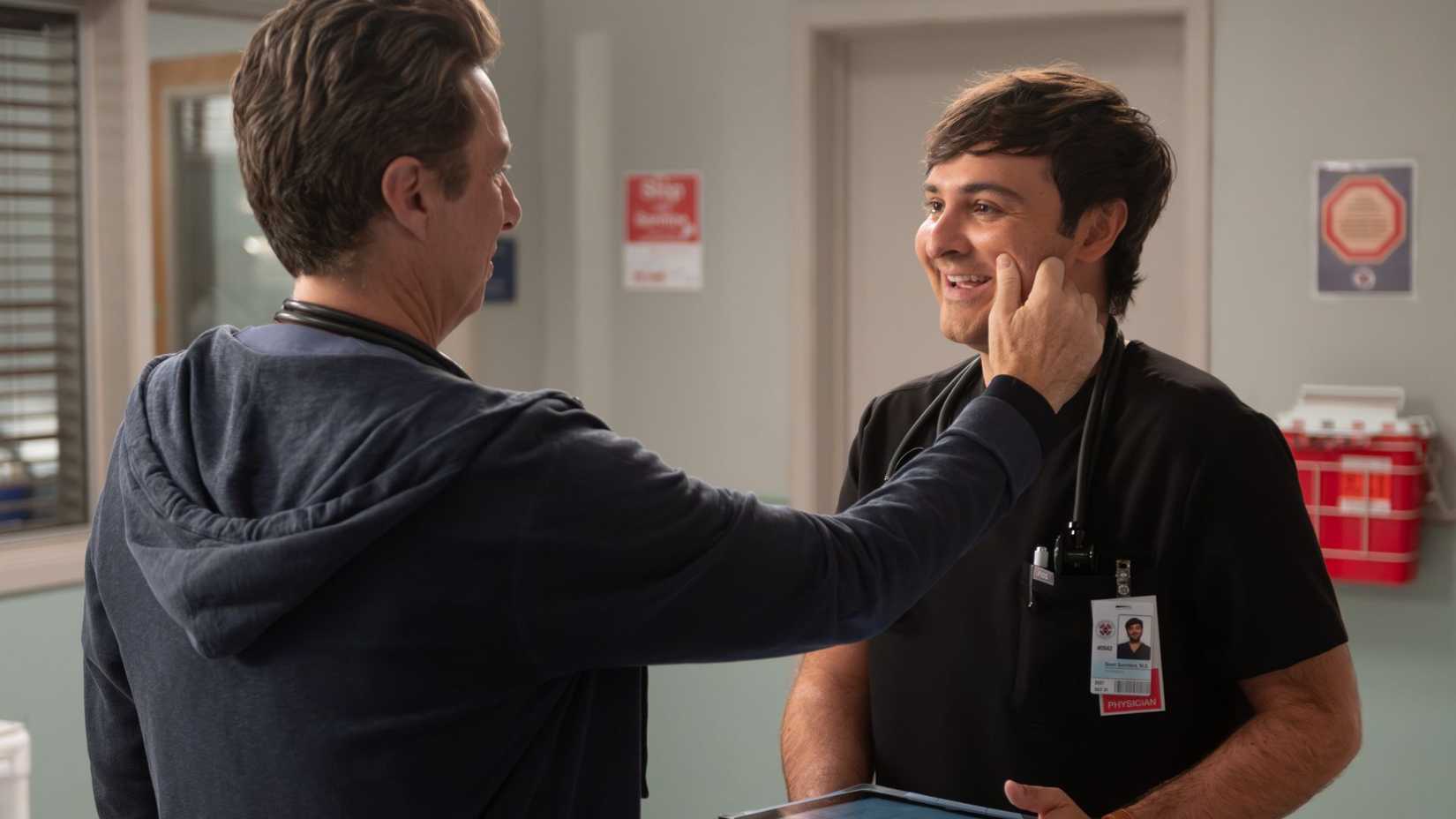 JD and Grant in Scrubs