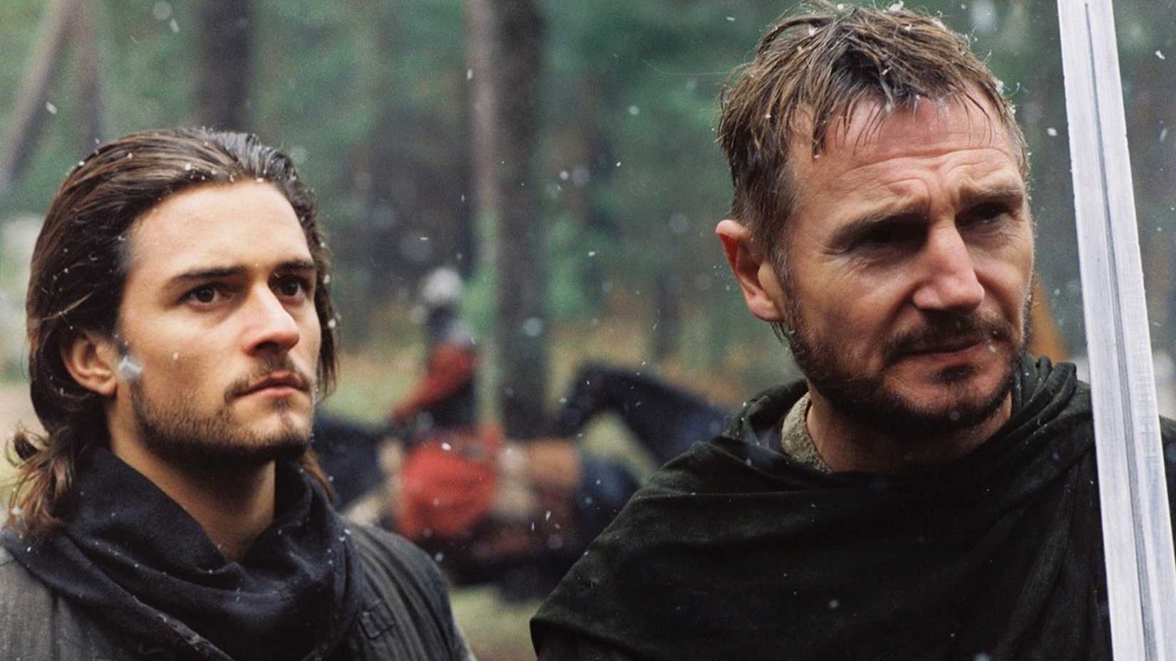 Orlando Bloom and Liam Neeson in Kingdom of Heaven
