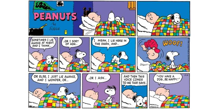 Charlie Brown and Snoopy in 'Peanuts' by Charles Schulz