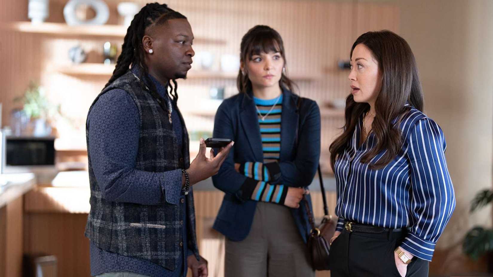 Reenie meets with clients in Tracker