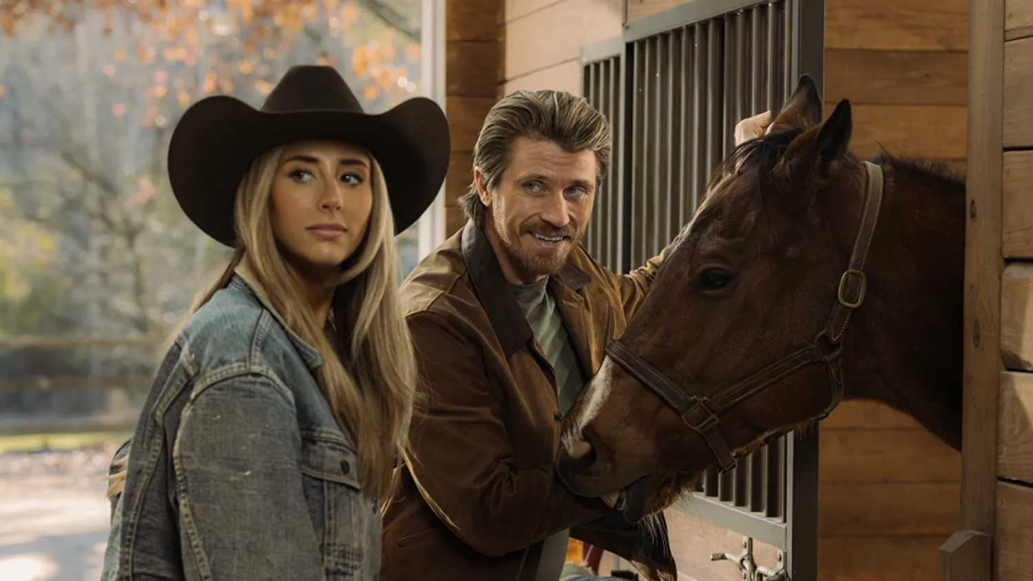Scarlet Stallone as Spencer and Garrett Hedlund as Mitch in Tulsa King, episode 3, season 4