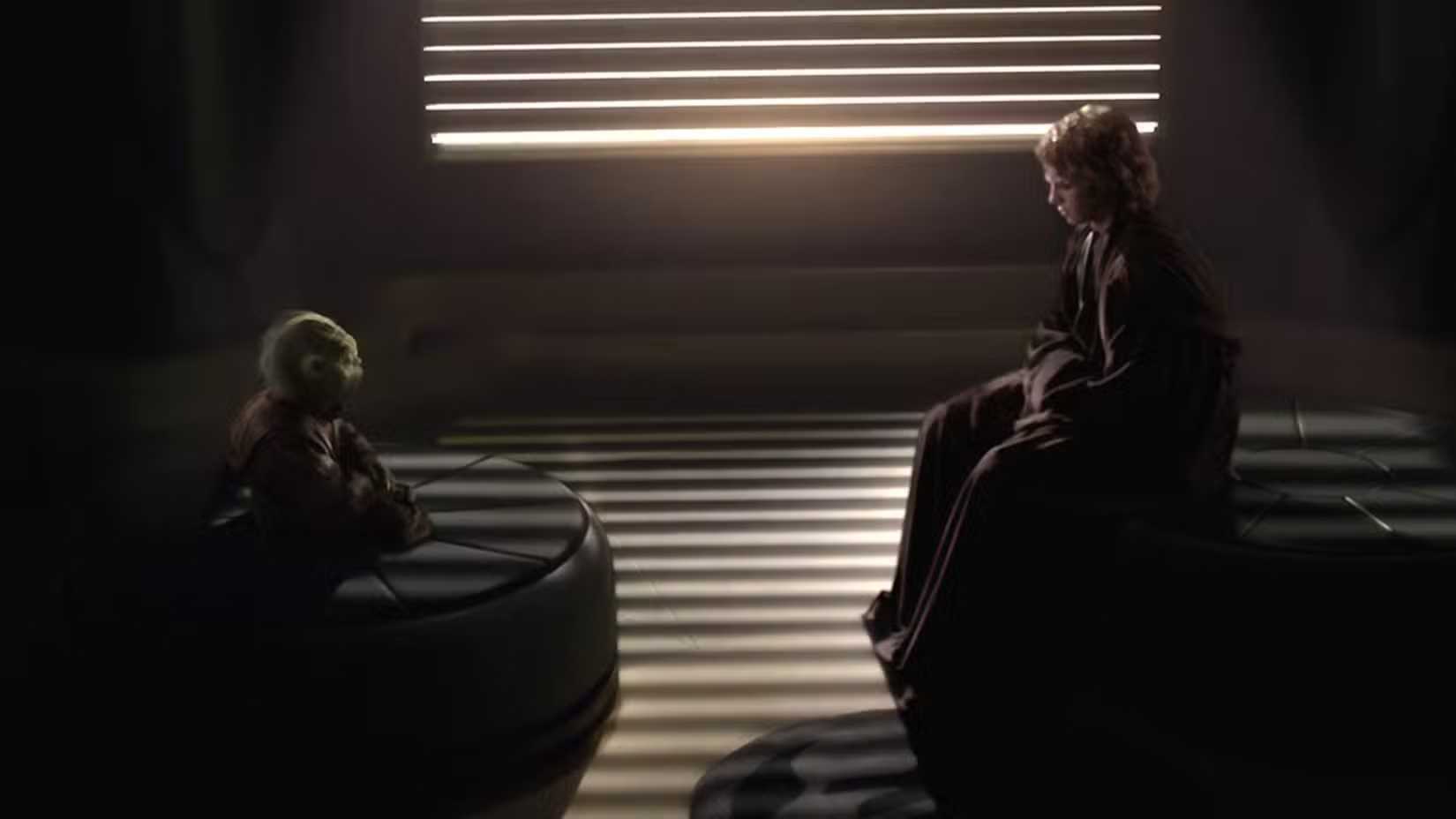 Yoda and Anakin in Star Wars