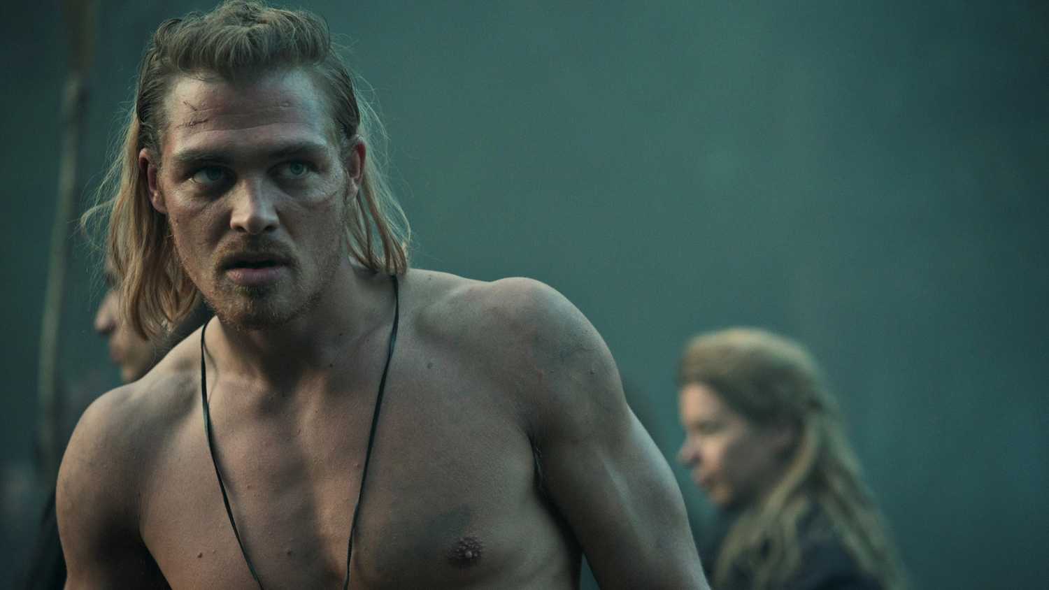 Arminius is shirtless in Barbarians