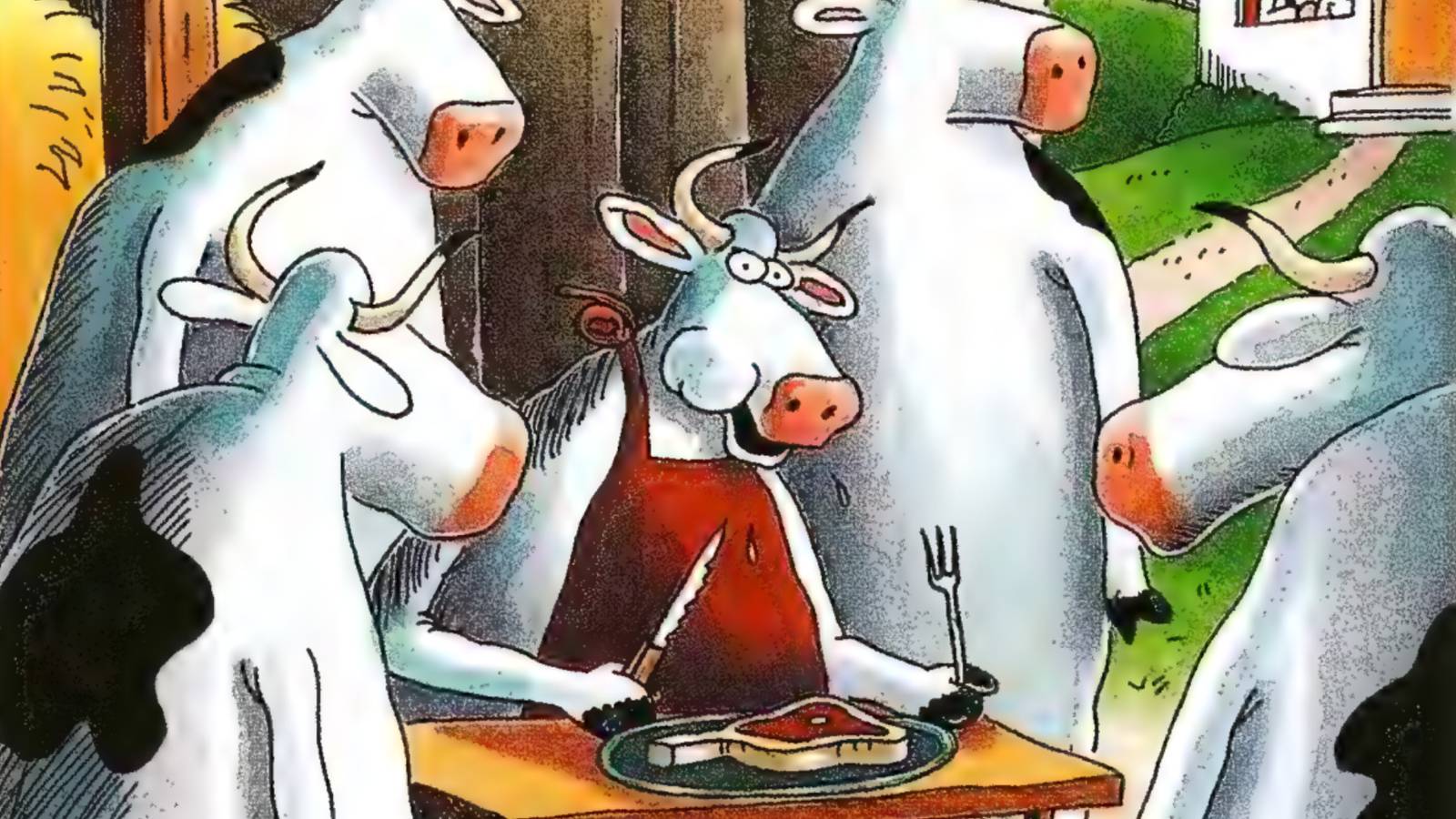 10 Best Far Side Comics About Cows