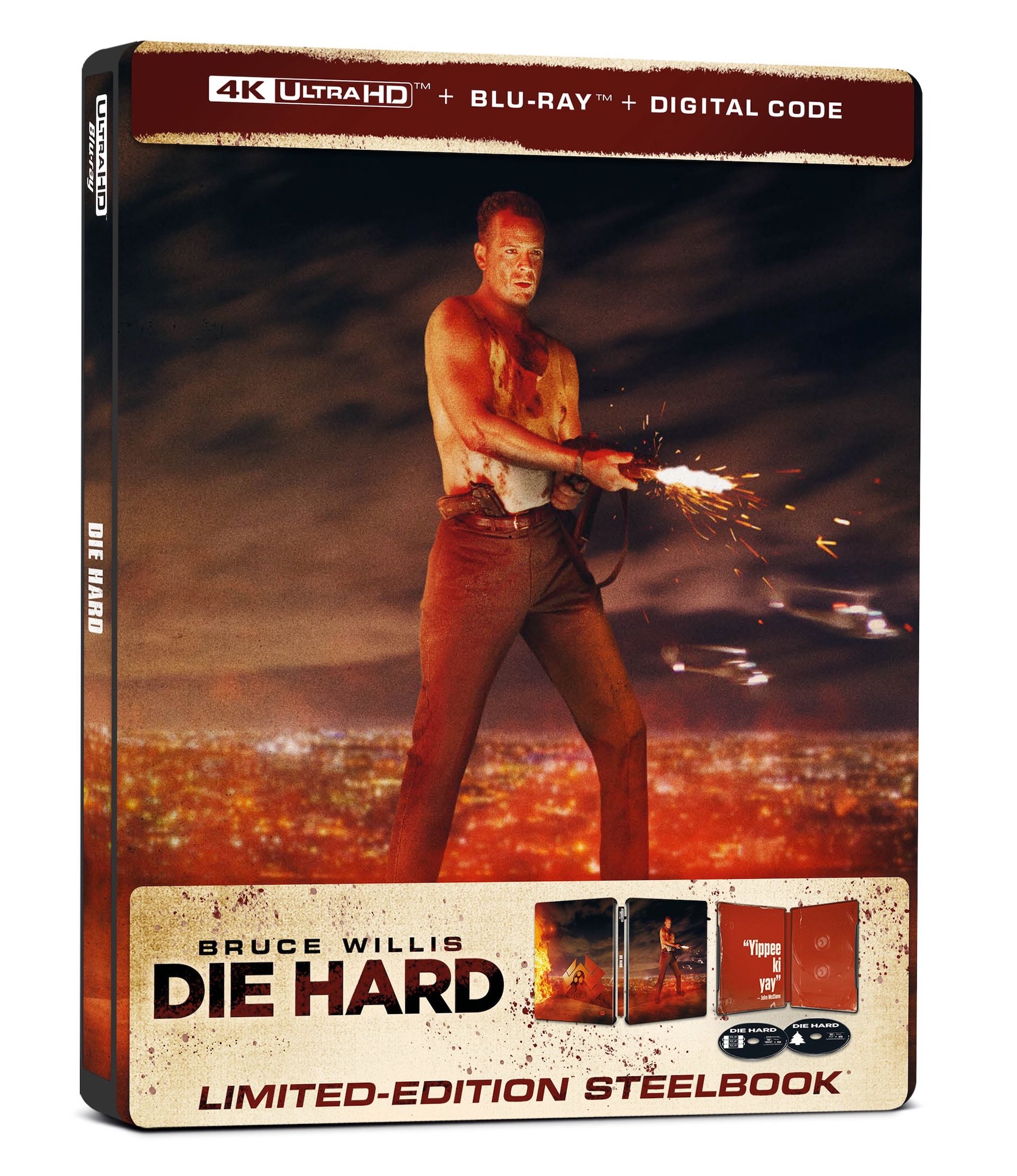 Bruce Willis' 'Die Hard' Trilogy Returns in 4K Blu-ray with Steelbook Packs
