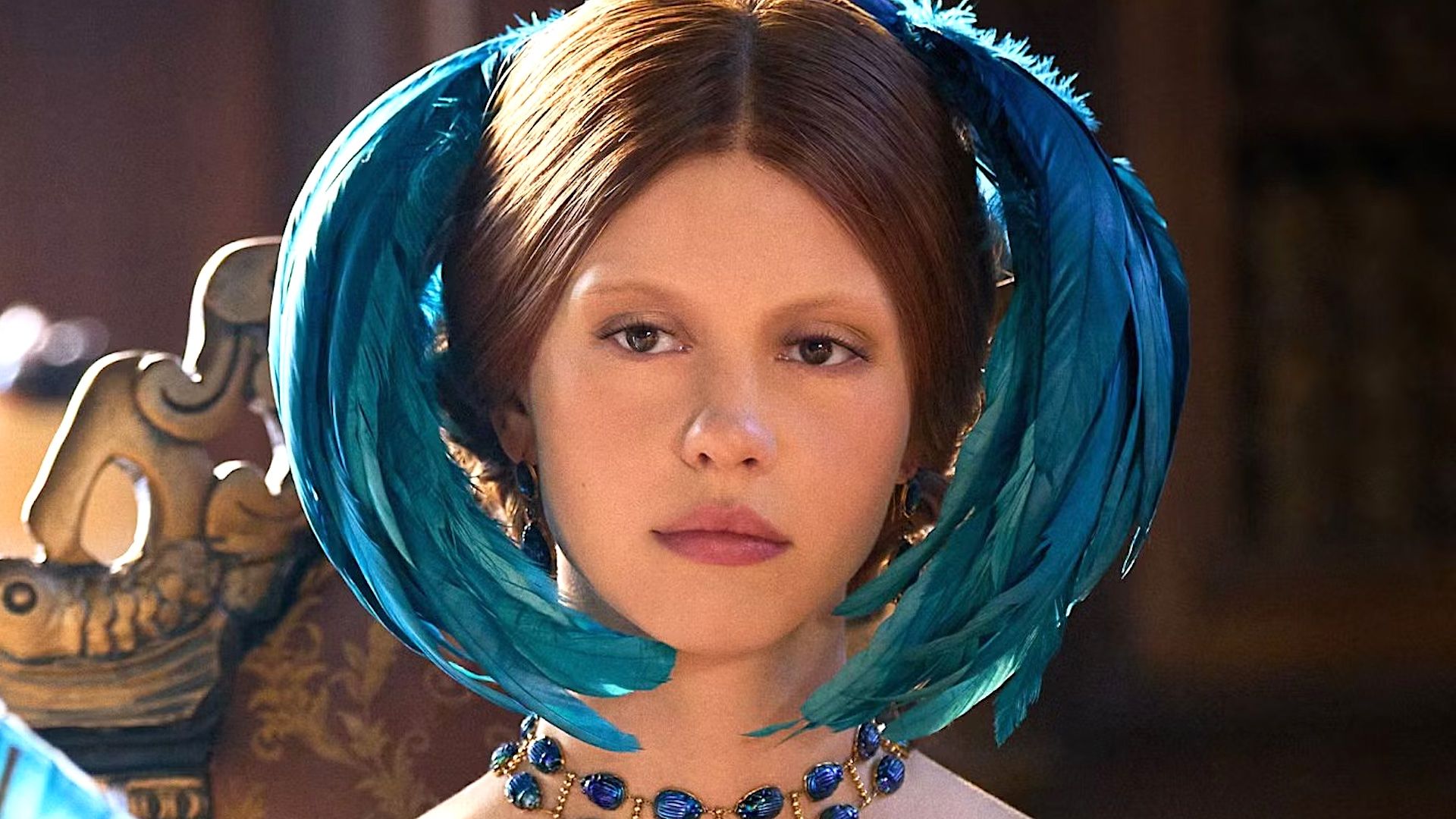 Mia Goth as Lady Elizabeth Harlander in Guillermo del Toro's Frankenstein