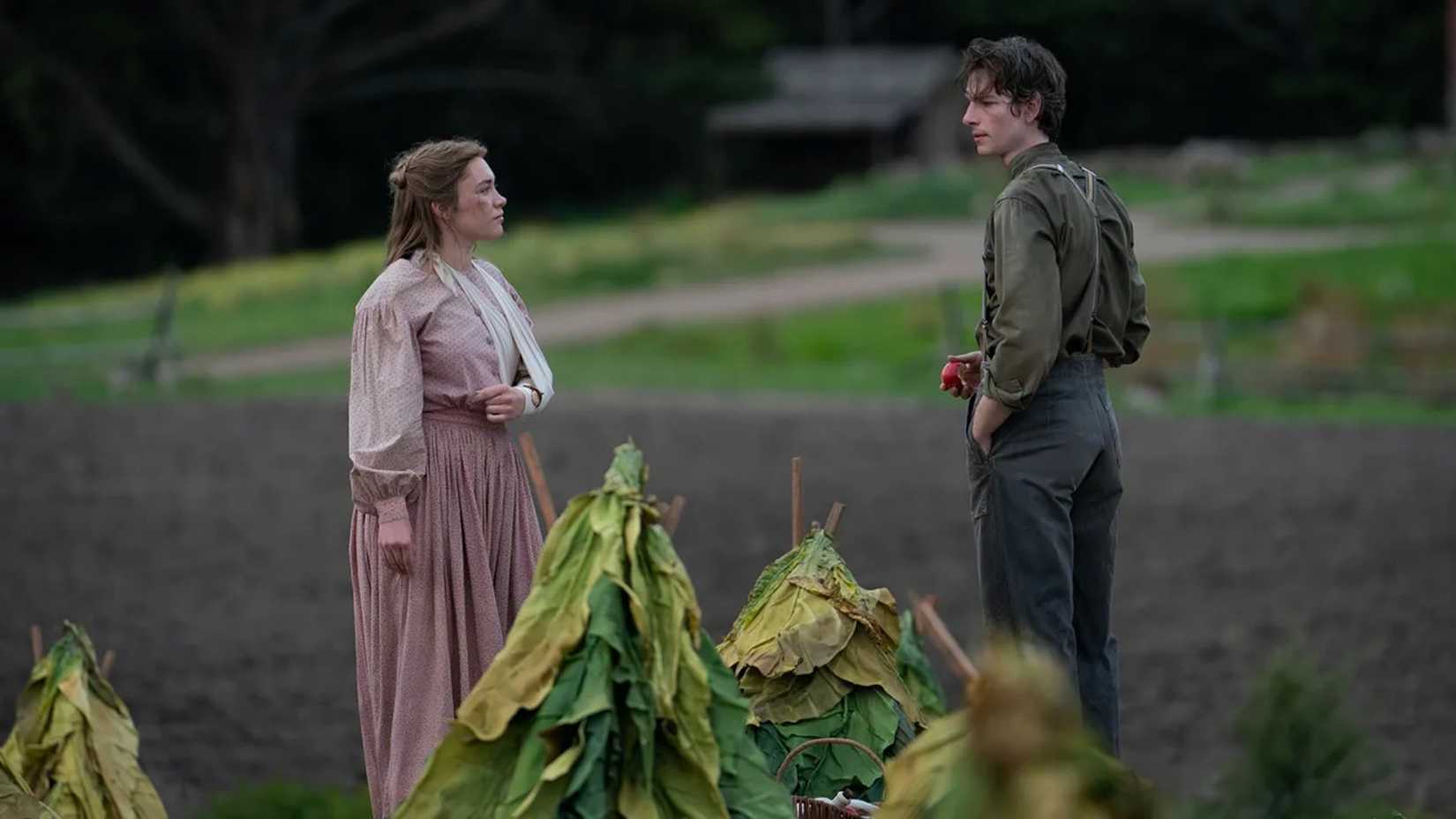 Mike Faist and Florence Pugh in East of Eden