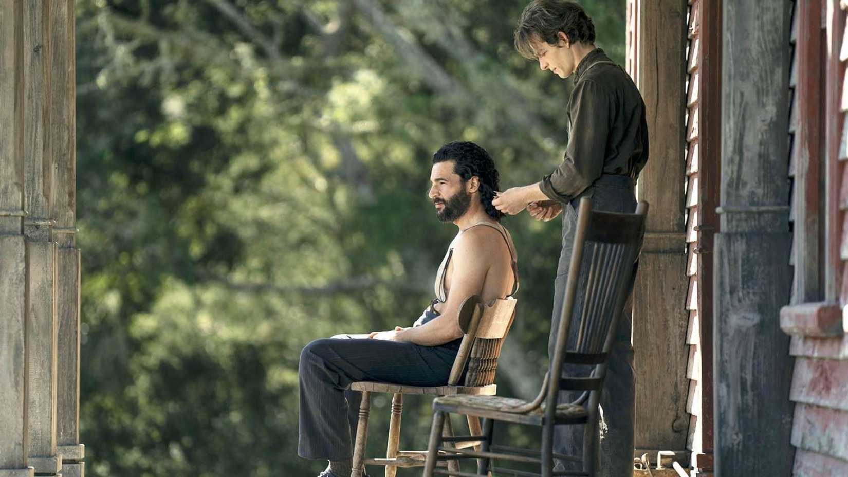 Christopher Abbott and Mike Faist in East of Eden