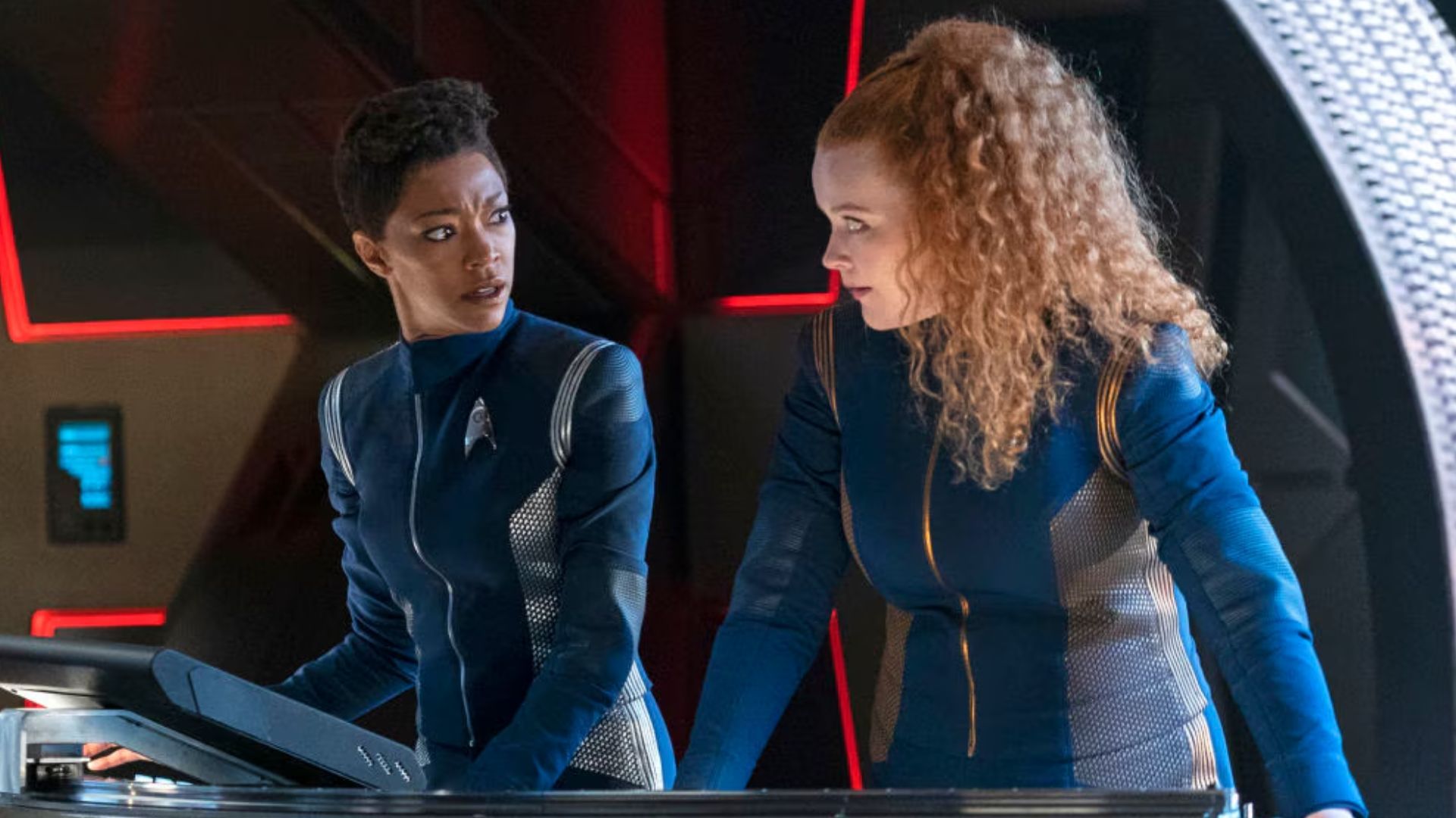 Michael and Tilly in Star Trek: Discovery