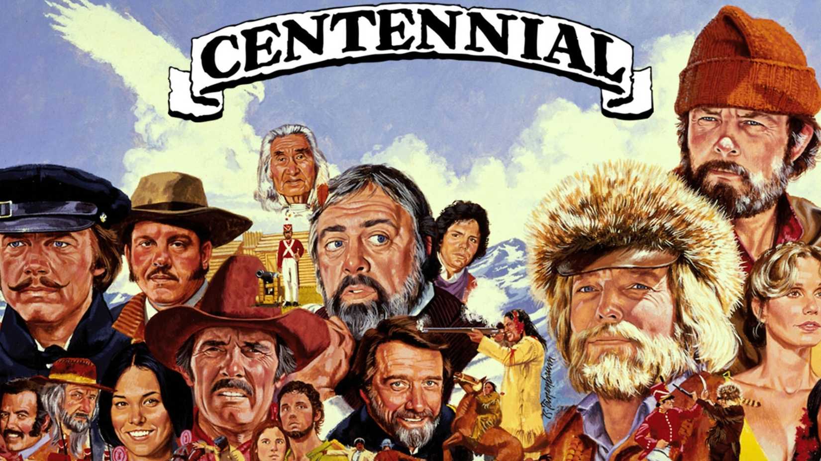 Poster for the TV series 'Centennial' (1970)